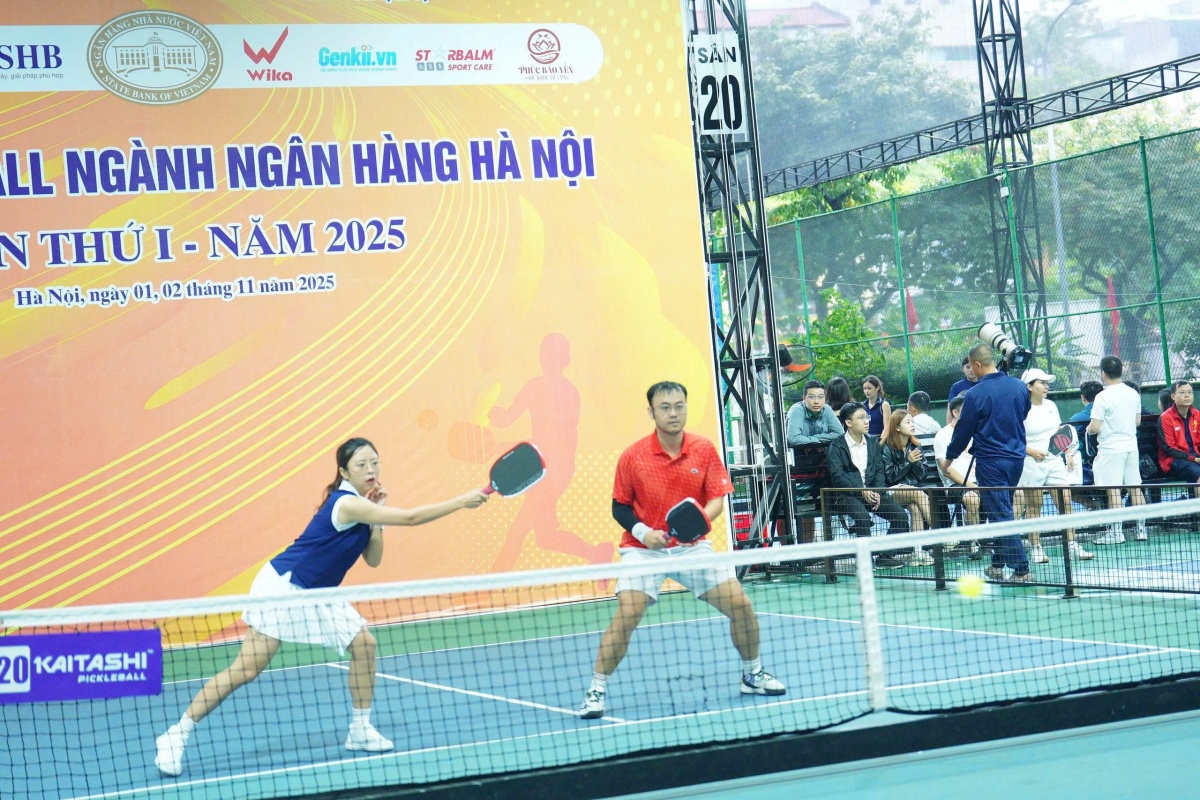 Khai mạc Giải Pickleball ngành Ngân hàng Hà Nội lần thứ I – năm 2025