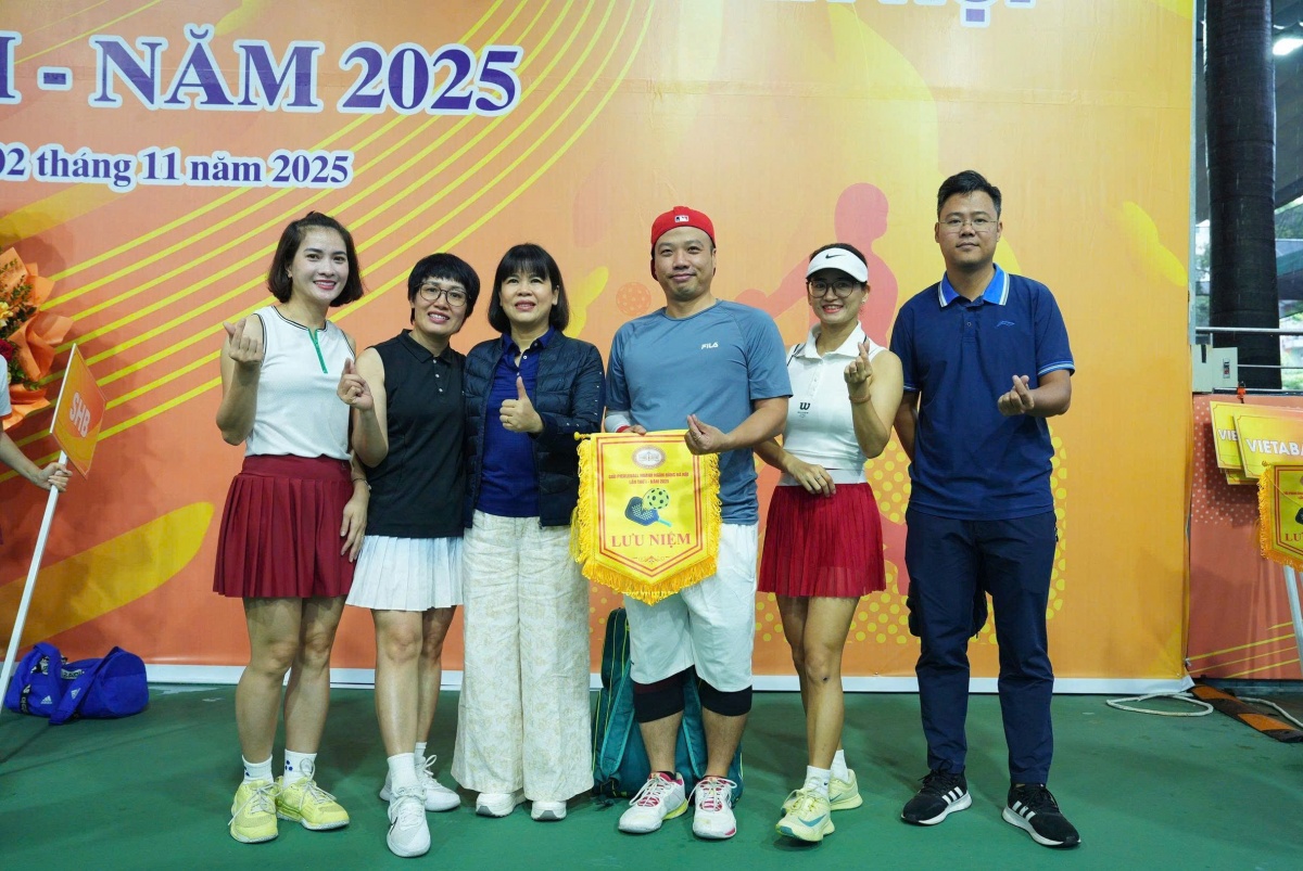 Khai mạc Giải Pickleball ngành Ngân hàng Hà Nội lần thứ I – năm 2025