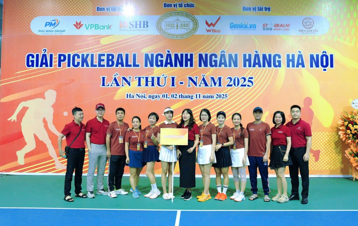 Khai mạc Giải Pickleball ngành Ngân hàng Hà Nội lần thứ I – năm 2025