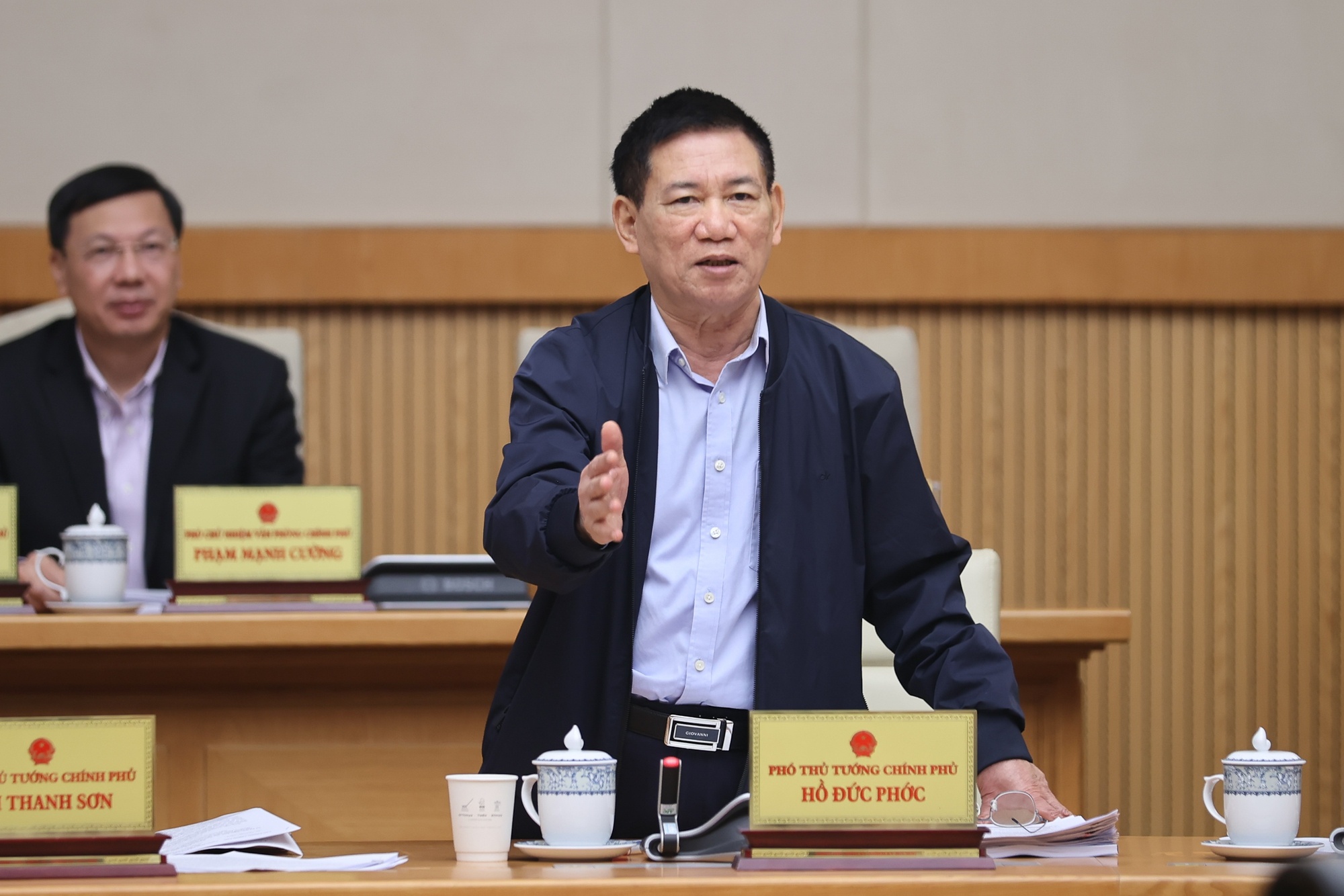 Phó Thủ tướng Hồ Đức Phớc phát biểu tại phiên họp - Ảnh: VGP/Nhật Bắc Phó Thủ tướng Hồ Đức Phớc phát biểu tại phiên họp - Ảnh: VGP/Nhật Bắc