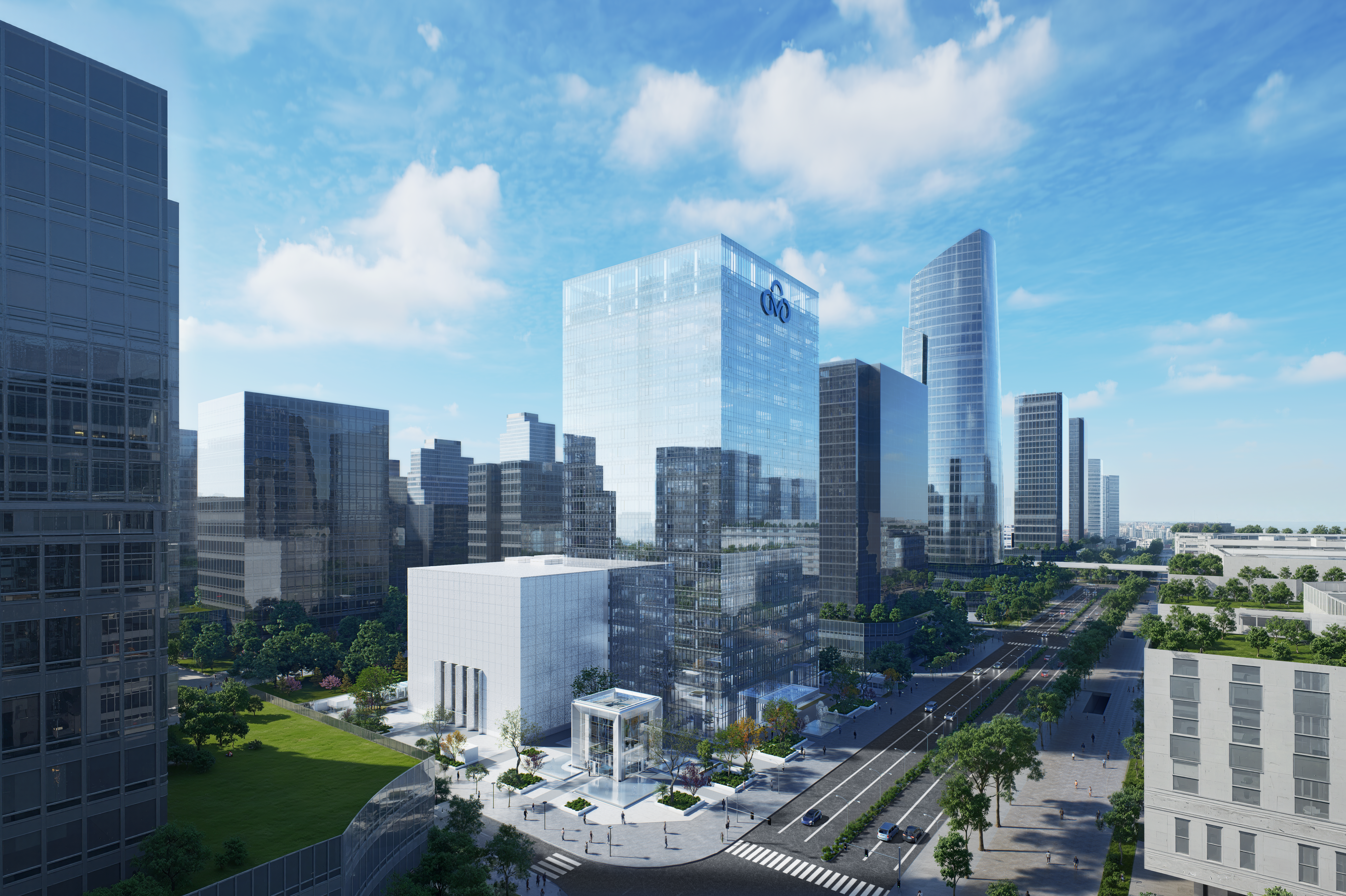 Phối cảnh dự án Tổ hợp không gian sáng tạo CMC- CCS Hà Nội