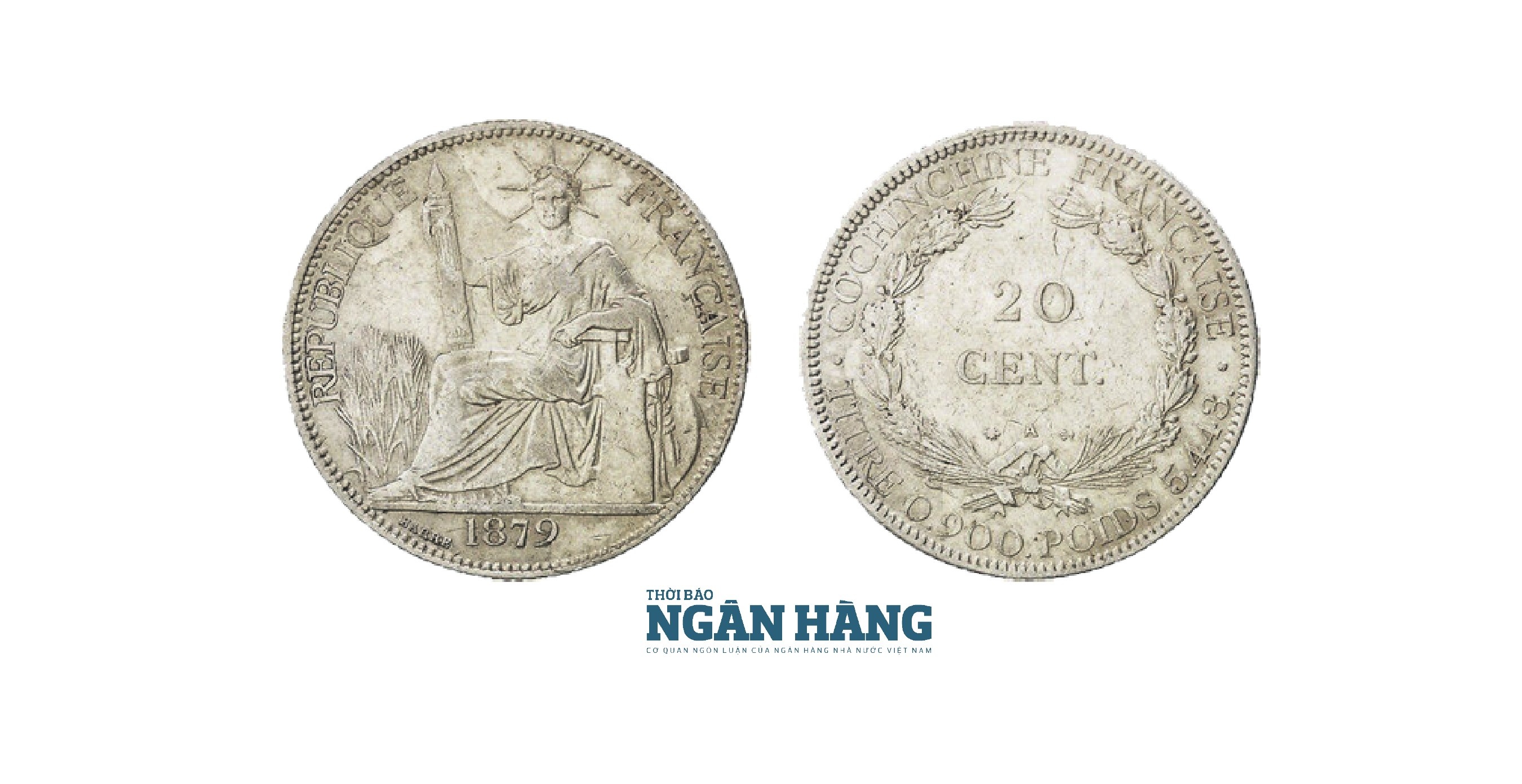 Tiền Nam Kỳ thuộc Pháp - Cochinchine (1875 – 1885) - Tiền Bằng Bạc