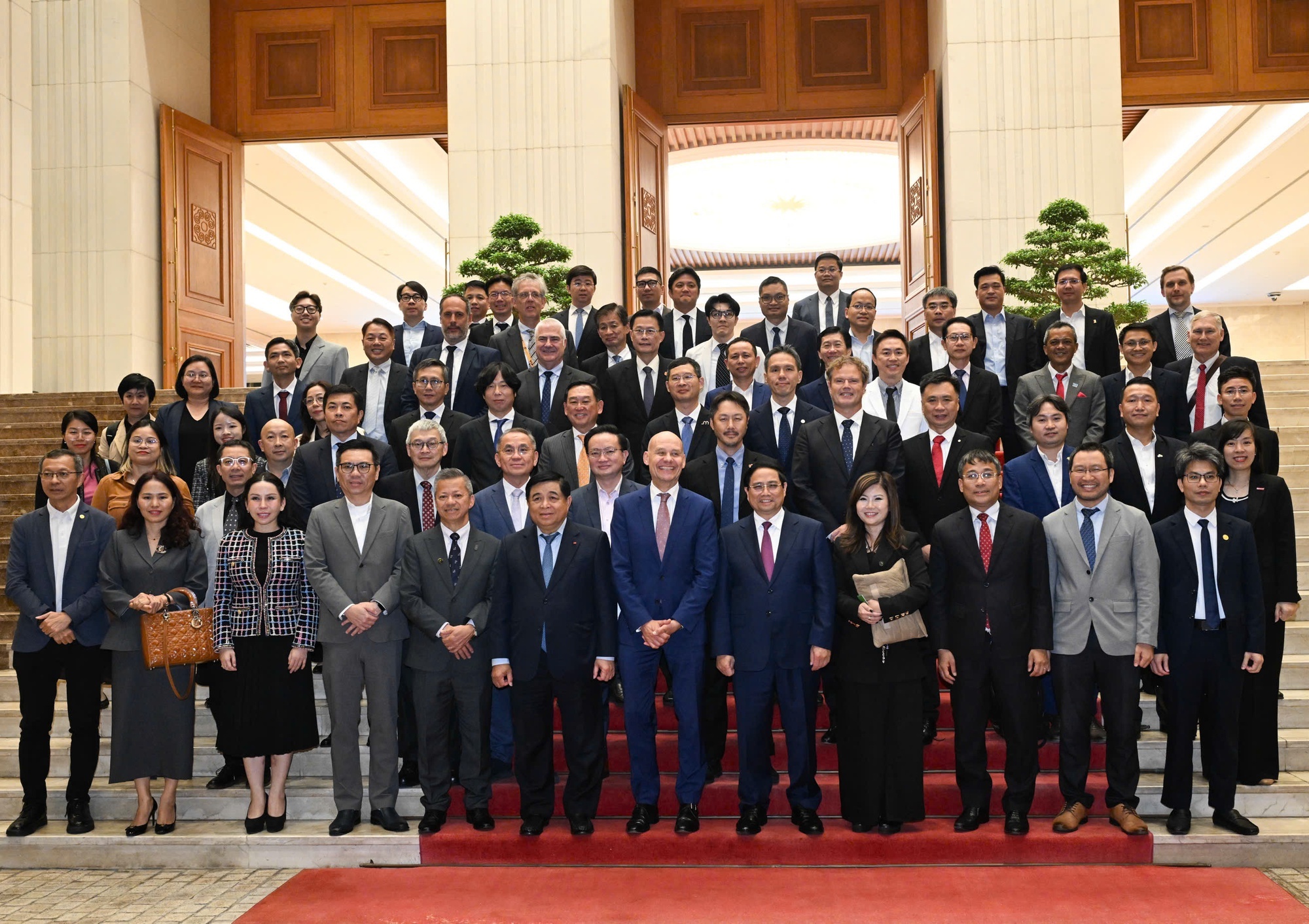 Thủ tướng cho biết, Việt Nam cam kết đảm bảo ổn định, kiến tạo cho phát triển, tạo điều kiện tốt nhất để các doanh nghiệp đầu tư hiệu quả tại Việt Nam - Ảnh: VGP/Nhật Bắc