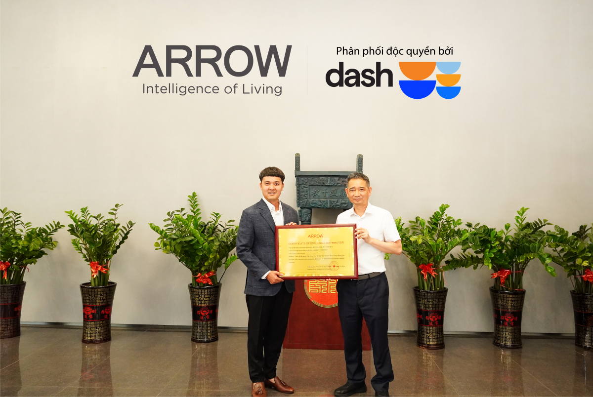 Dash ký kết phân phối độc quyền với thương hiệu toàn cầu Arrow Home Group