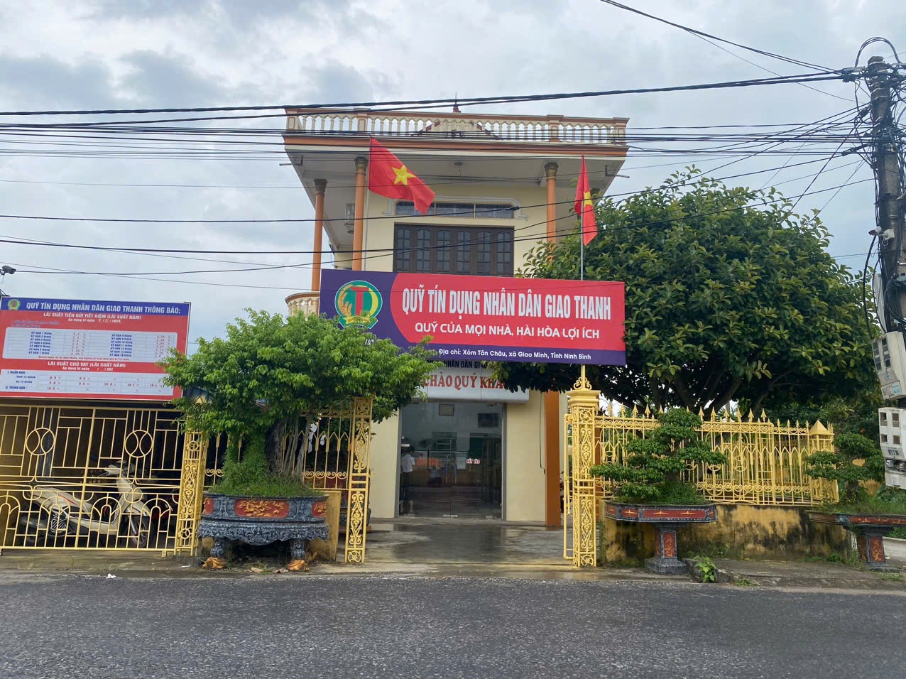 Quỹ tín dụng nhân dân Giao Thanh thông báo sửa đổi, bổ sung Giấy phép hoạt động