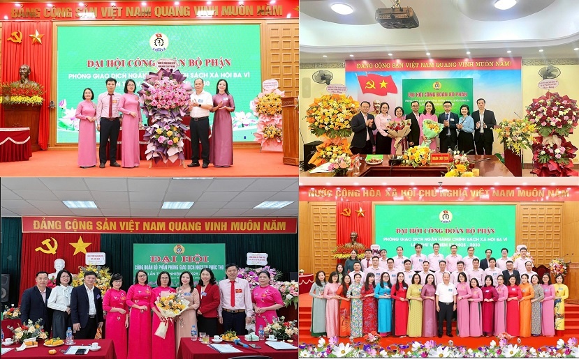 Đại hội Công đoàn các Phòng Giao dịch NHCSXH