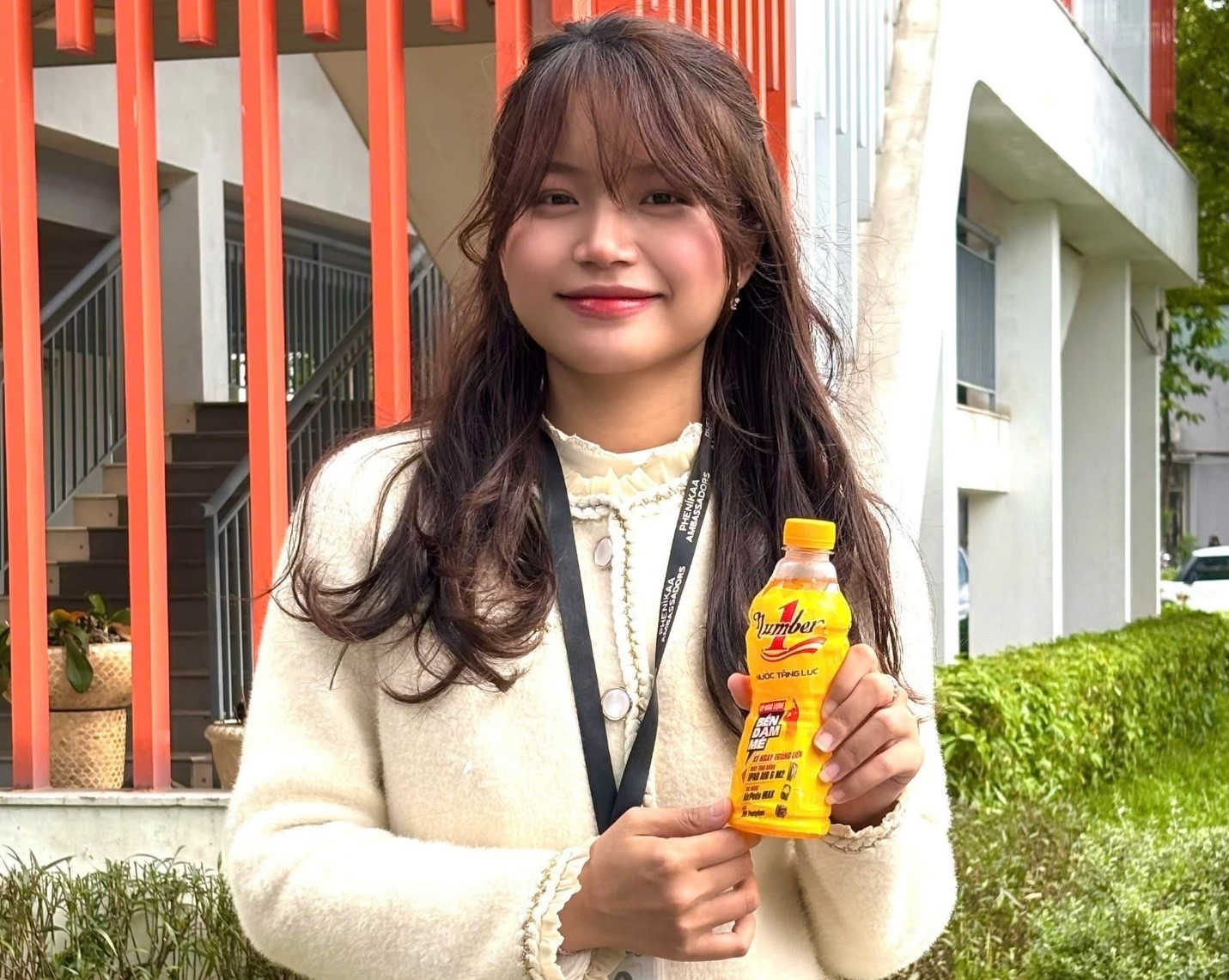 / Nguyễn Thị Khánh Diệu tiếp năng lượng, nuôi dưỡng đam mê nghiên cứu công nghệ y sinh, lan tỏa tinh thần “bền đam mê, không lùi bước” của thế hệ trẻ Việt Nam. (Ảnh: NVCC)