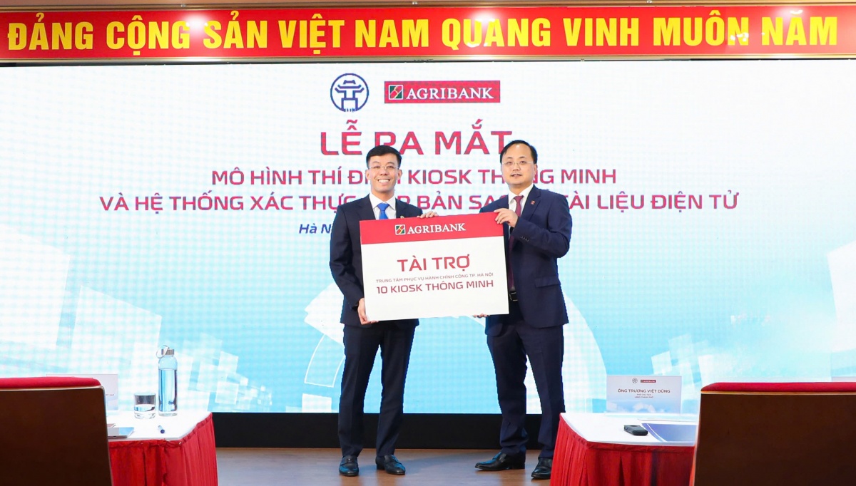 Agribank đồng hành cùng Hà Nội thúc đẩy chuyển đổi số, tạo bước tiến mới trong cải cách hành chính