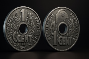 Tiền Đông Dương - Indochine (1885 - 1945): Tiền bằng kẽm