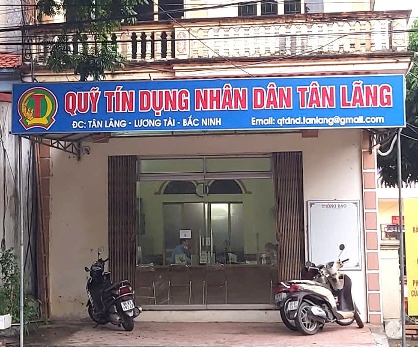 Quỹ tín dụng nhân dân Tân Lãng thông báo sửa đổi, bổ sung Giấy phép hoạt động