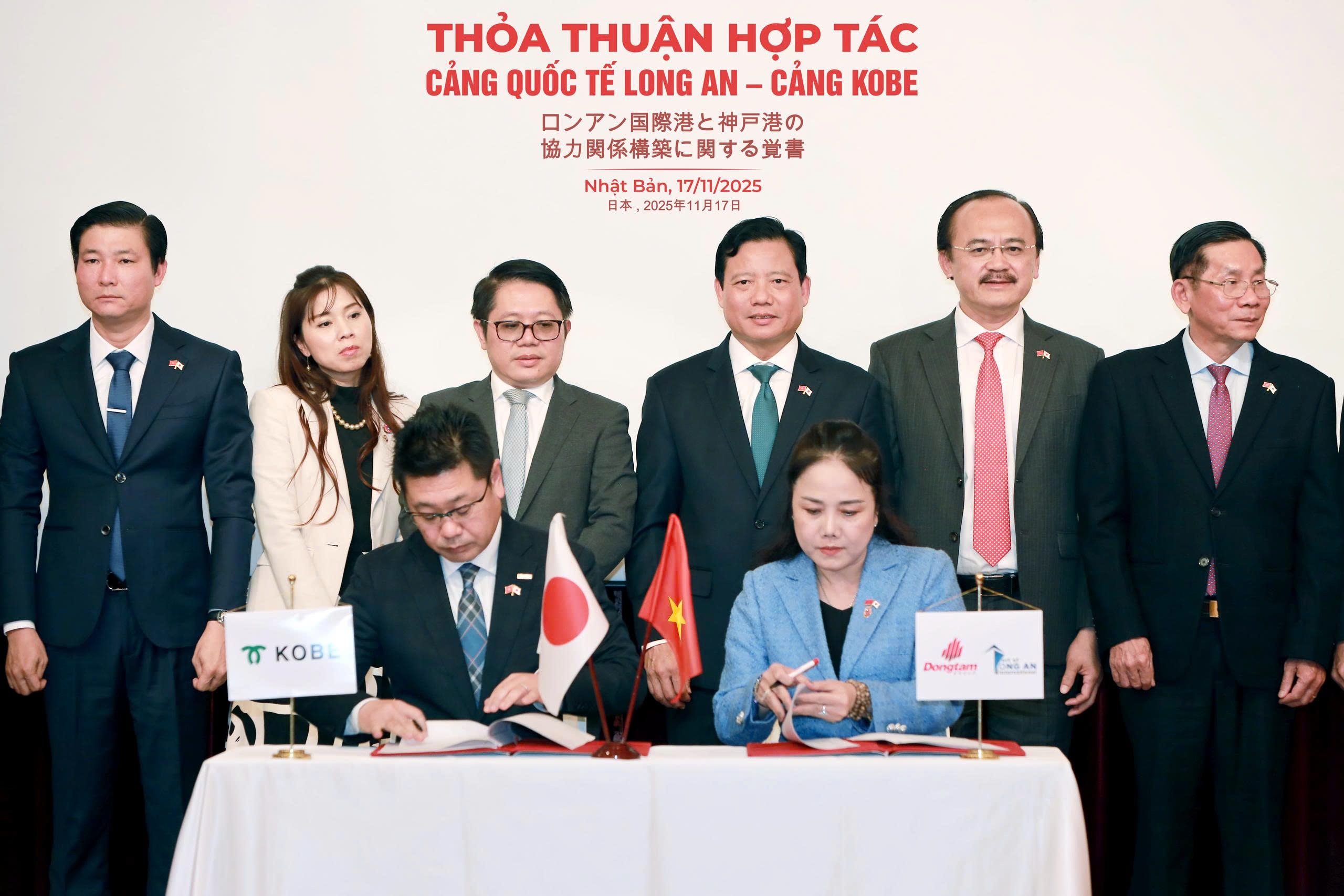 Cảng quốc tế Long An và cảng Kobe -Nhật Bản ký kết thúc đẩy hợp tác chiến lược trong chuỗi cung ứng xanh