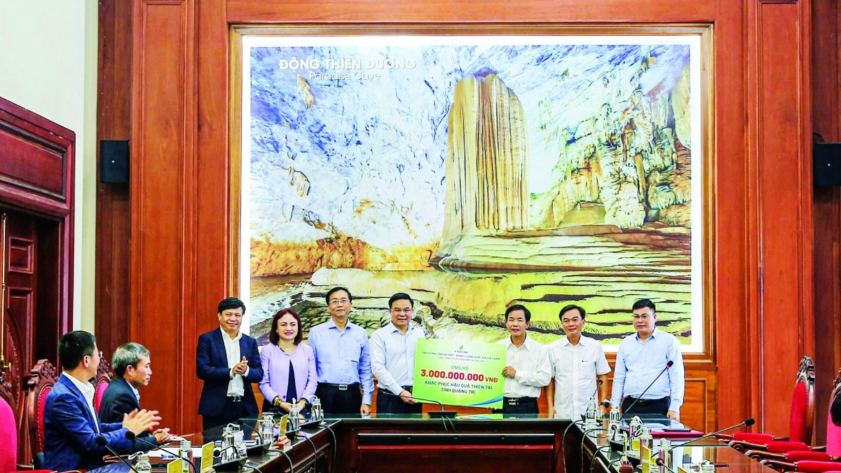 Petrovietnam chung tay khắc phục hậu quả thiên tai