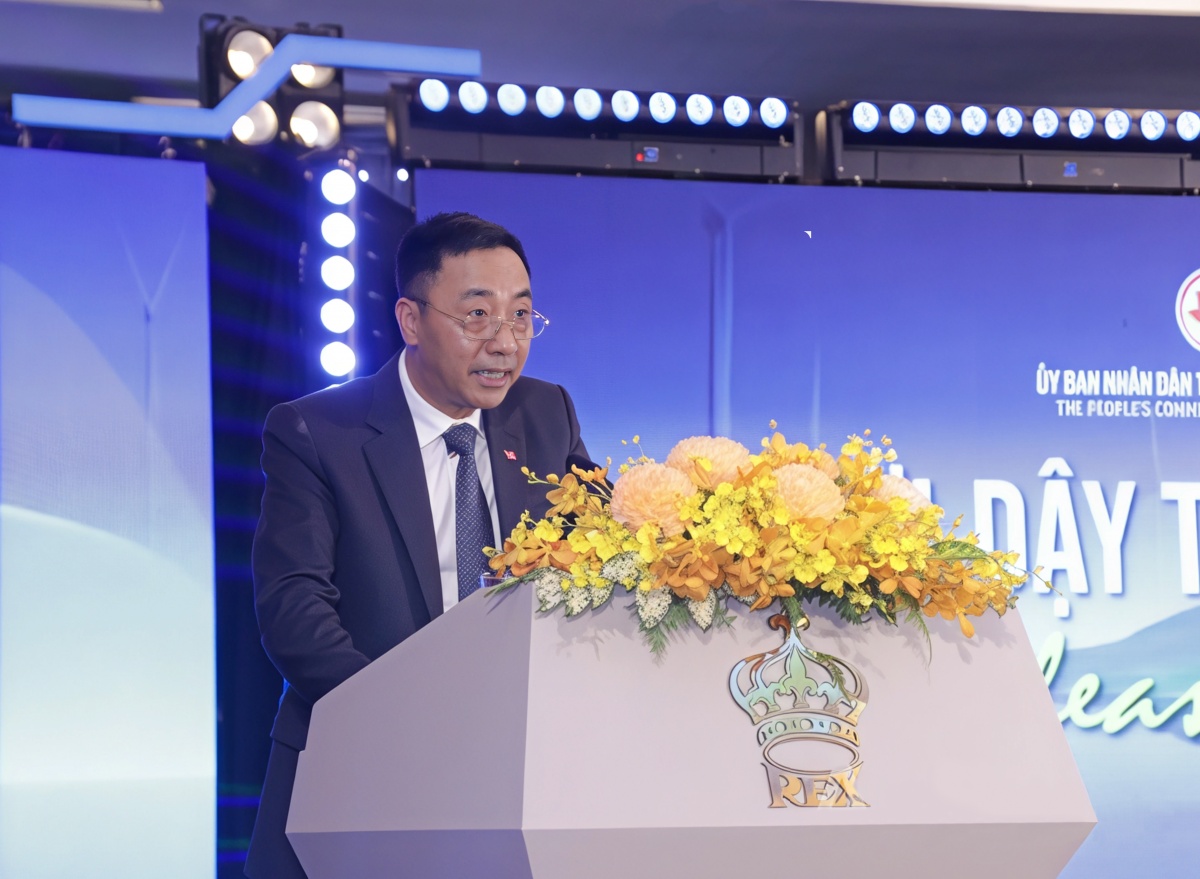 Ông Nguyễn Anh Tuấn, Phó Tổng Giám đốc T&T Group phát biểu tại hội nghị.