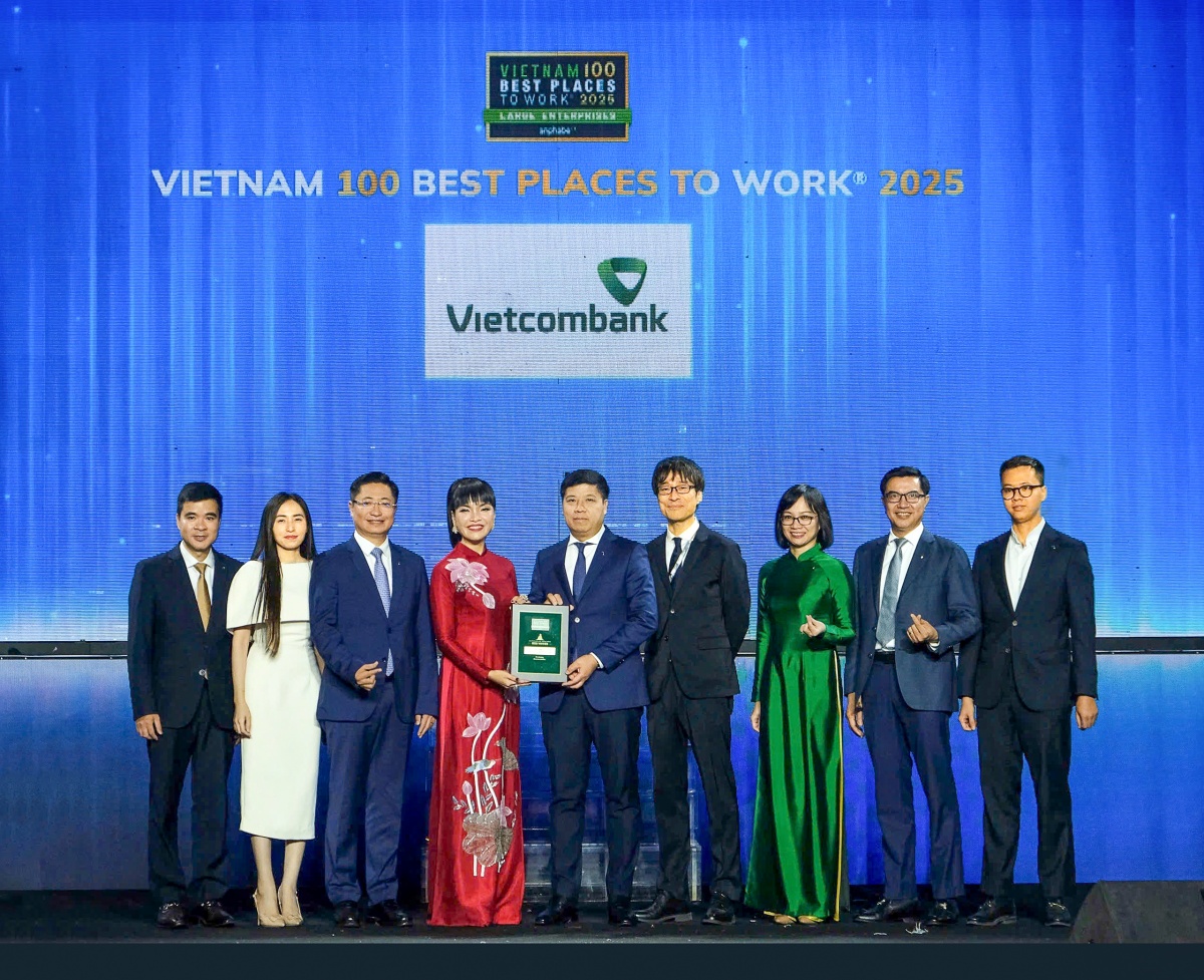 Vietcombank - một thập kỷ giữ vững vị thế Ngân hàng có môi trường làm việc tốt nhất Việt Nam