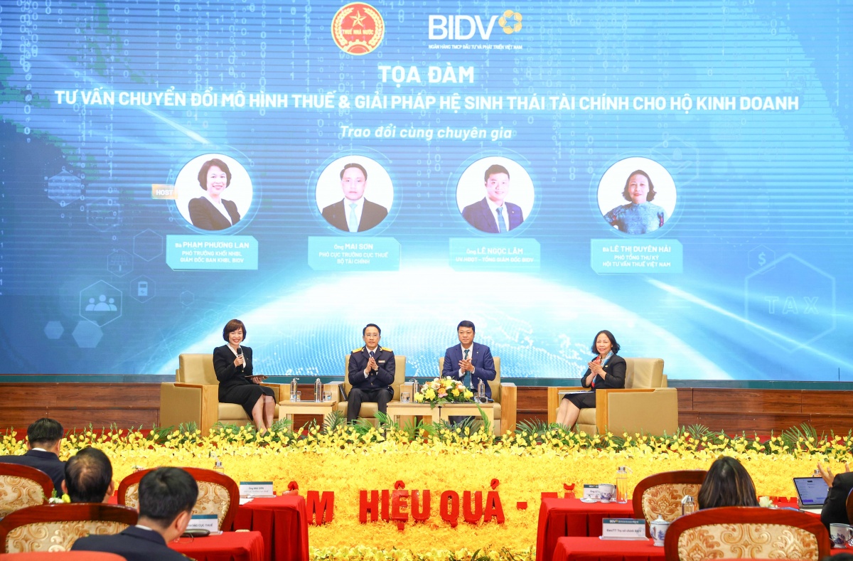 BIDV cùng ngành Thuế đồng hành hỗ trợ hộ kinh doanh