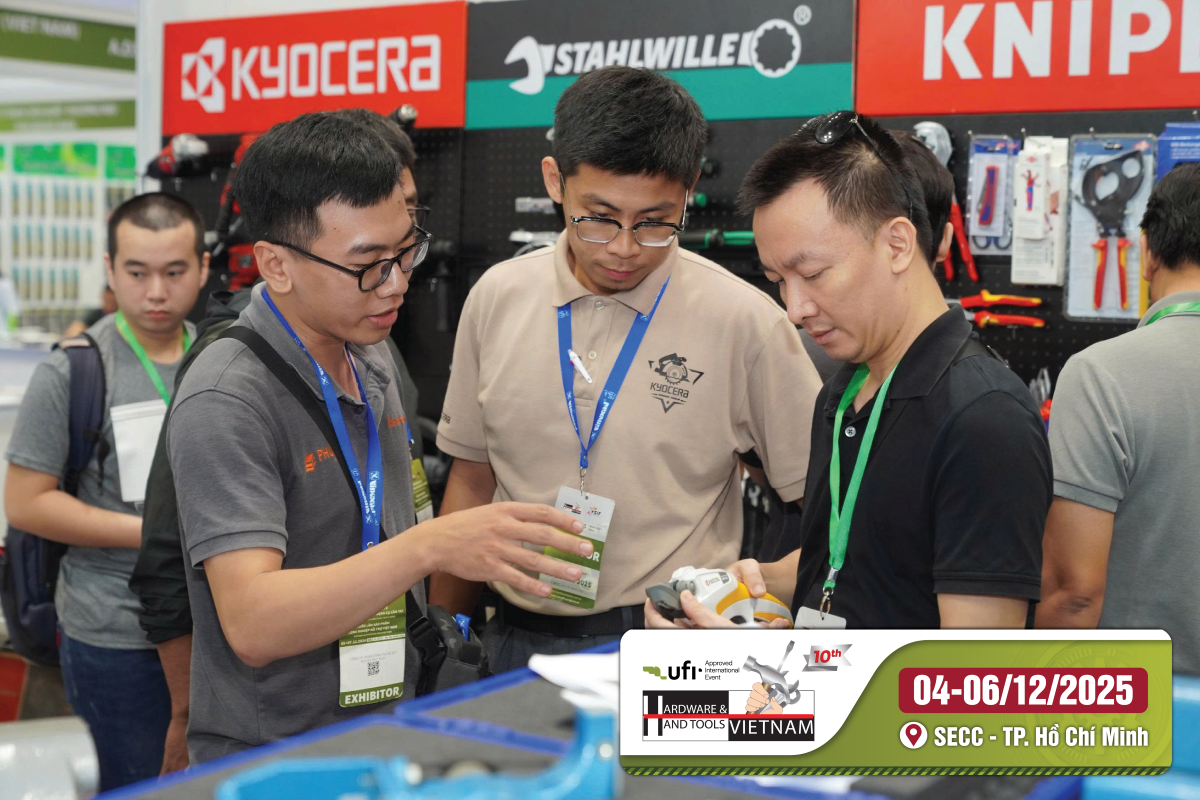 380 doanh nghiệp hội tụ tại triển lãm Ngũ kim – Dụng cụ cầm tay 2025
