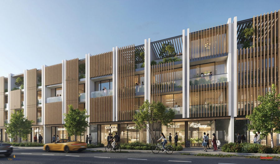 Các mẫu nhà “M1 - Hiện đại” tại Vinhomes Green Paradise có lối thiết kế tối giản, tinh tế, thân thiện với môi trường