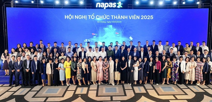 Đại diện các đơn vị tham dự Hội nghị Tổ chức thành viên NAPAS 2025 Đại diện các đơn vị tham dự Hội nghị Tổ chức thành viên NAPAS 2025