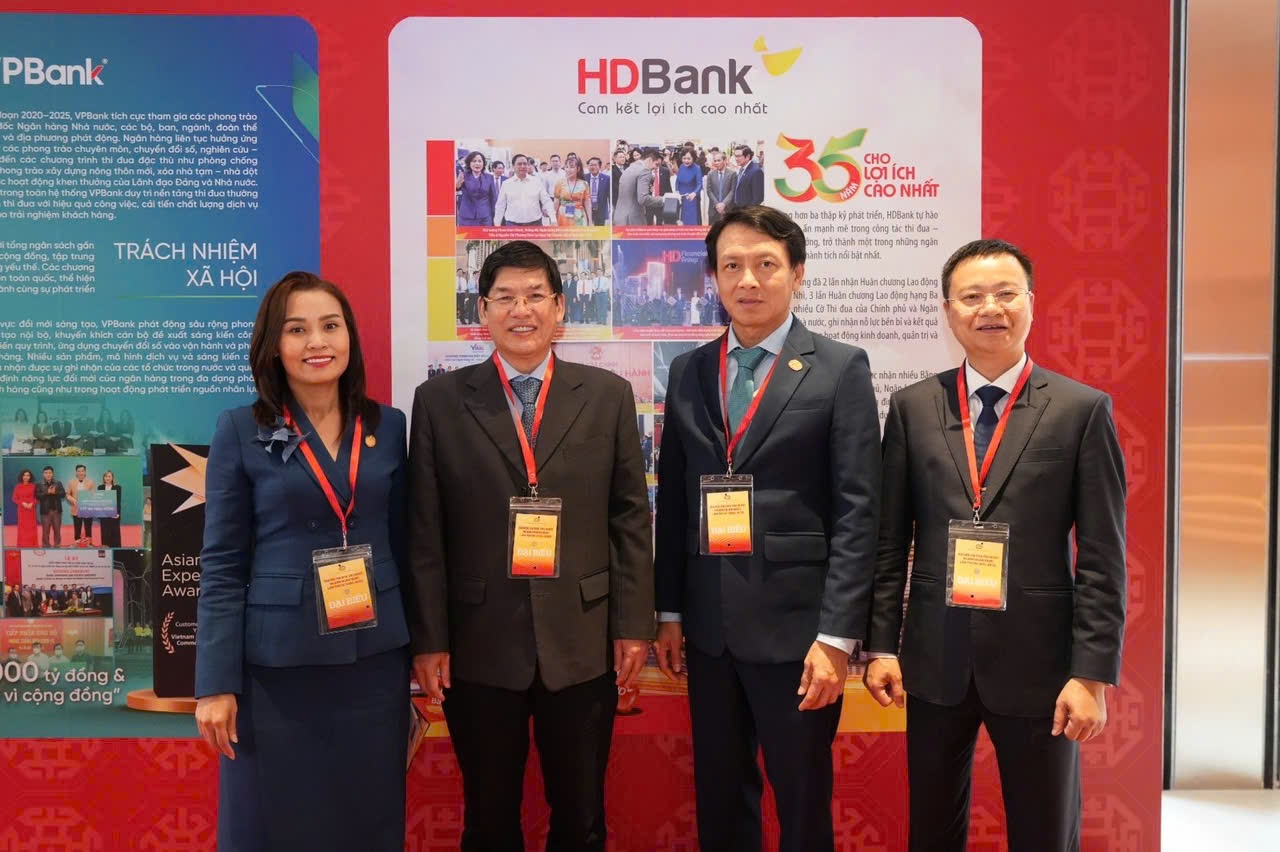 HDBank tham dự Đại hội Thi đua yêu nước ngành Ngân hàng: Dấu ấn hành trình 35 năm phụng sự và đổi mới