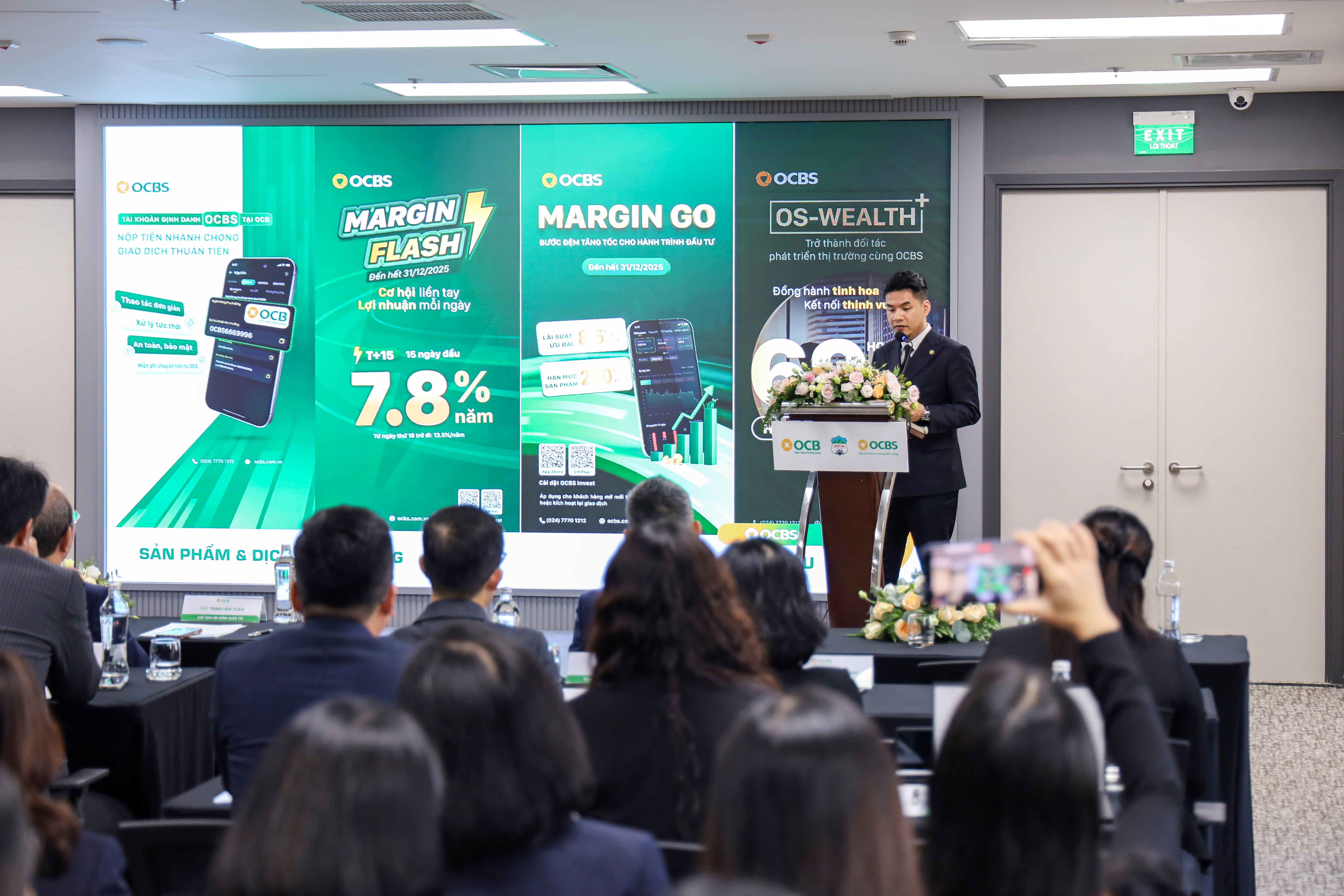 Ông Nguyễn Đức Quân Tùng – Thành viên HĐQT kiêm Tổng Giám đốc OCBS chia sẻ tại sự kiện Ông Nguyễn Đức Quân Tùng – Thành viên HĐQT kiêm Tổng Giám đốc OCBS chia sẻ tại sự kiện