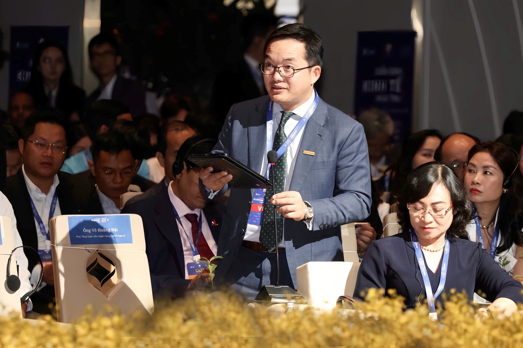 Nam A Bank “hiến kế” 3 mũi nhọn tài chính xanh thu hút vốn ngoại tại Diễn đàn Kinh tế mùa thu 2025