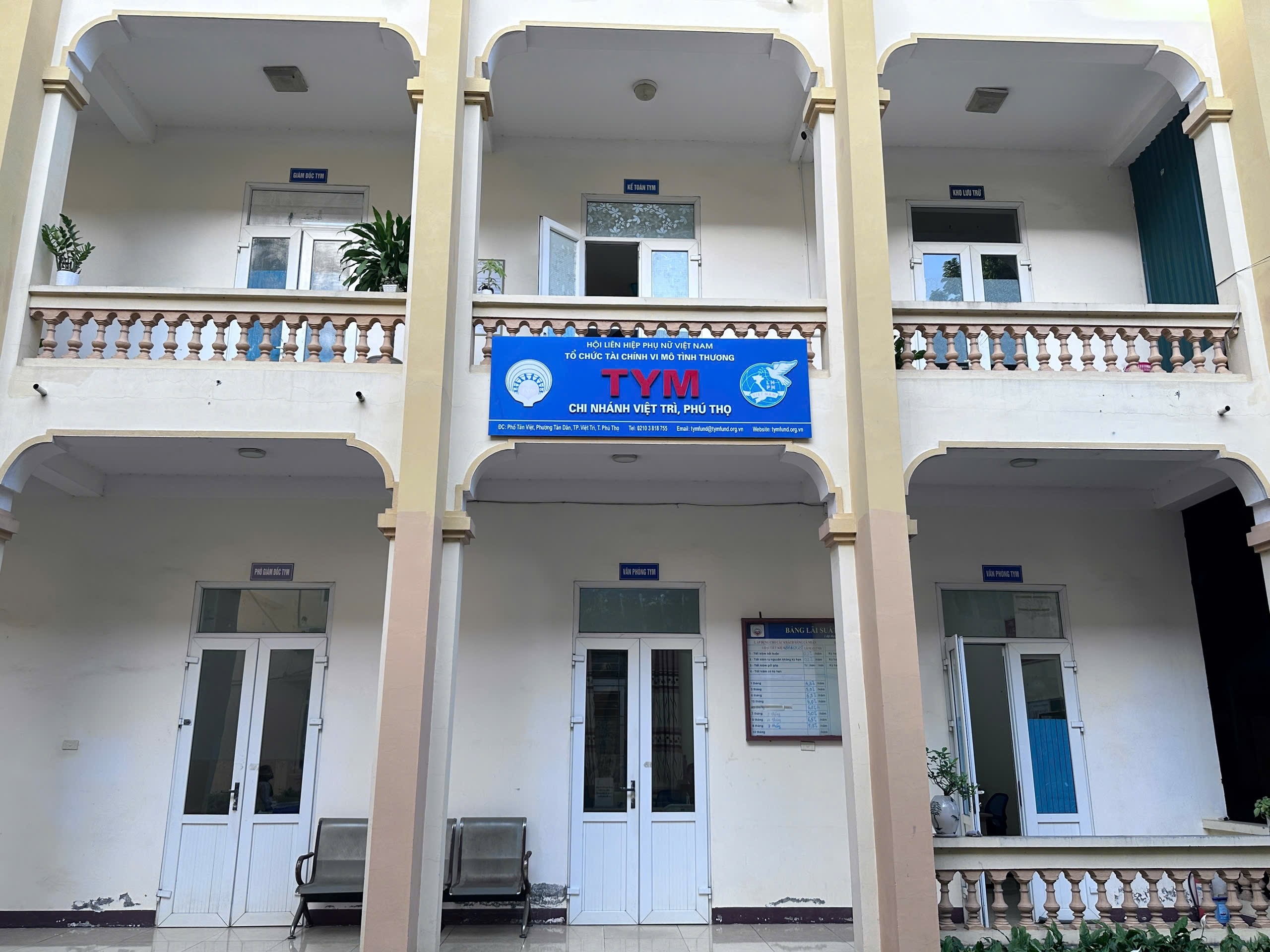 TYM - Chi nhánh Việt Trì, Phú Thọ thông báo thay đổi địa điểm PGD số 03