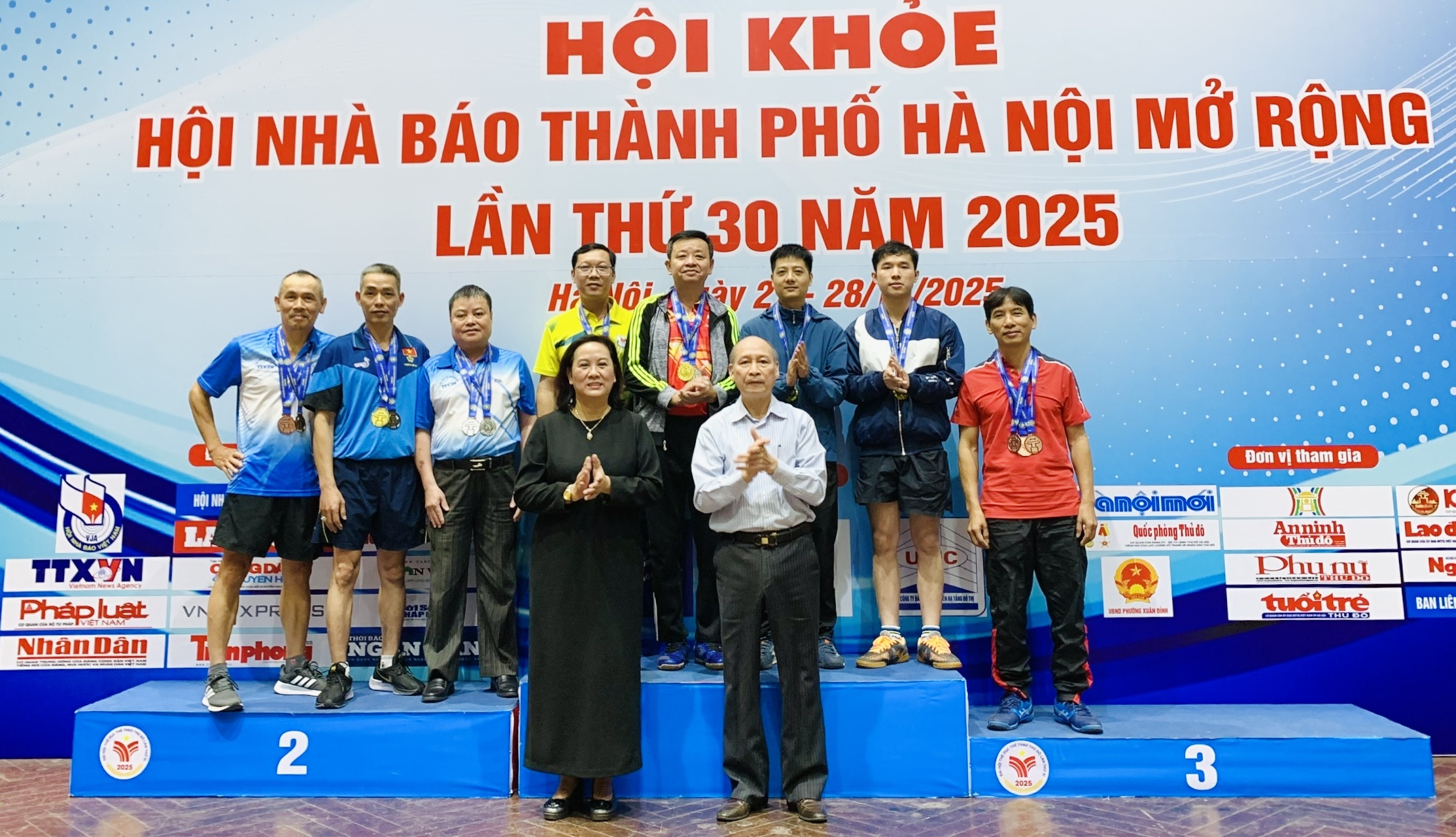 Hội khỏe Hội Nhà báo TP. Hà Nội 2025 khép lại thành công sau hai ngày tranh tài sôi nổi