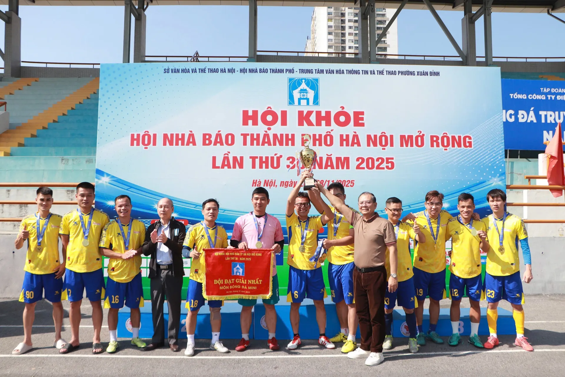 Hội khỏe Hội Nhà báo TP. Hà Nội 2025 khép lại thành công sau hai ngày tranh tài sôi nổi