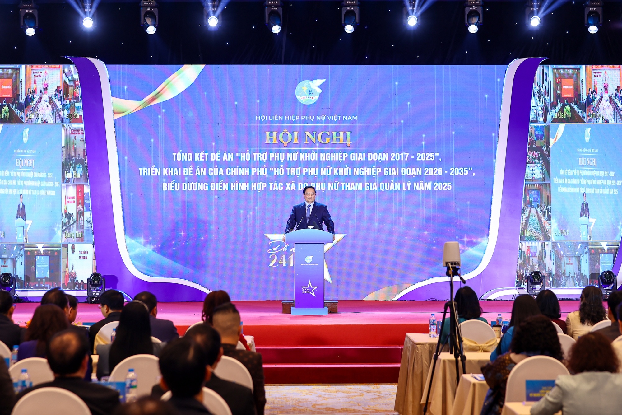 Thủ tướng dự và phát biểu tại Hội nghị - Ảnh: VGP/Nhật Bắc