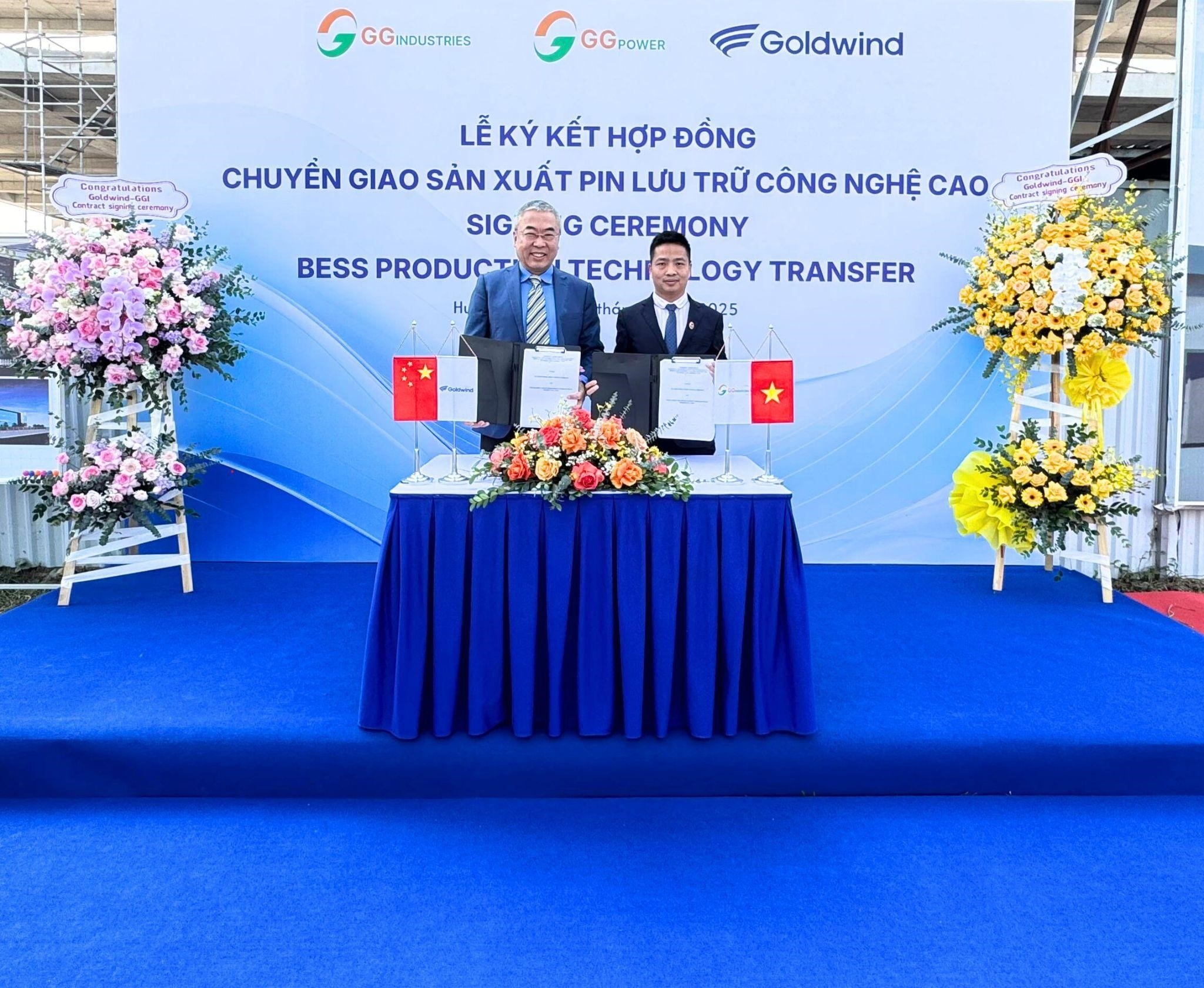 GGI và Goldwind hợp tác sản xuất pin lưu trữ năng lượng