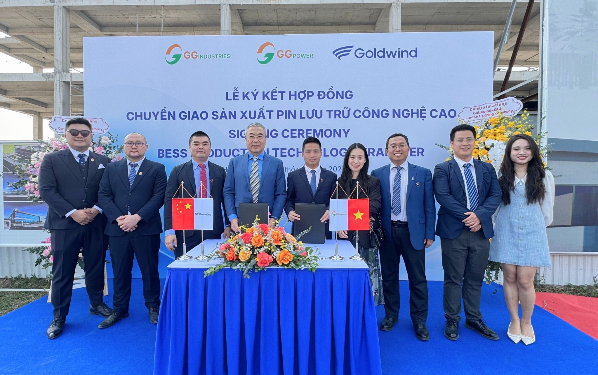 GGI và Goldwind hợp tác sản xuất pin lưu trữ năng lượng