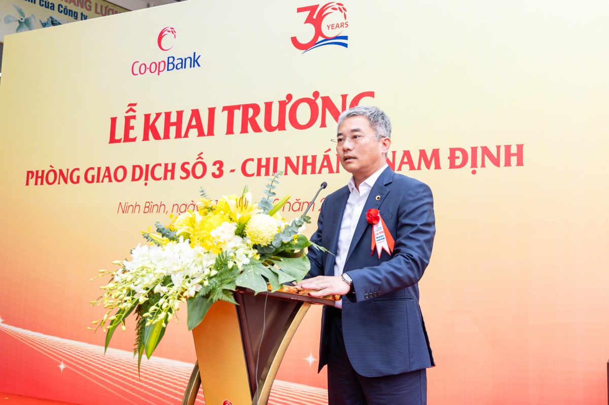 Co-opBank chi nhánh Nam Định khai trương Phòng giao dịch số 3