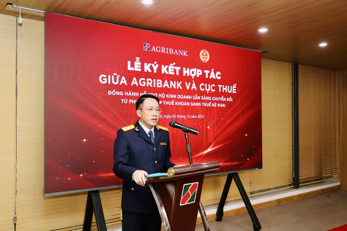Agribank và Cục Thuế hợp tác hỗ trợ hộ kinh doanh chuyển đổi sang thuế kê khai Agribank và Cục Thuế hợp tác hỗ trợ hộ kinh doanh chuyển đổi sang thuế kê khai