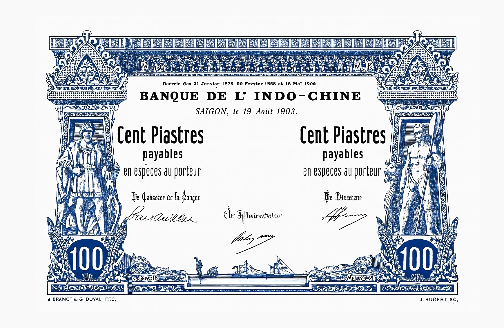 Tiền giấy phát hành giai đoạn 1875-1923: Phát hành kỳ 4 (1903 -1907)