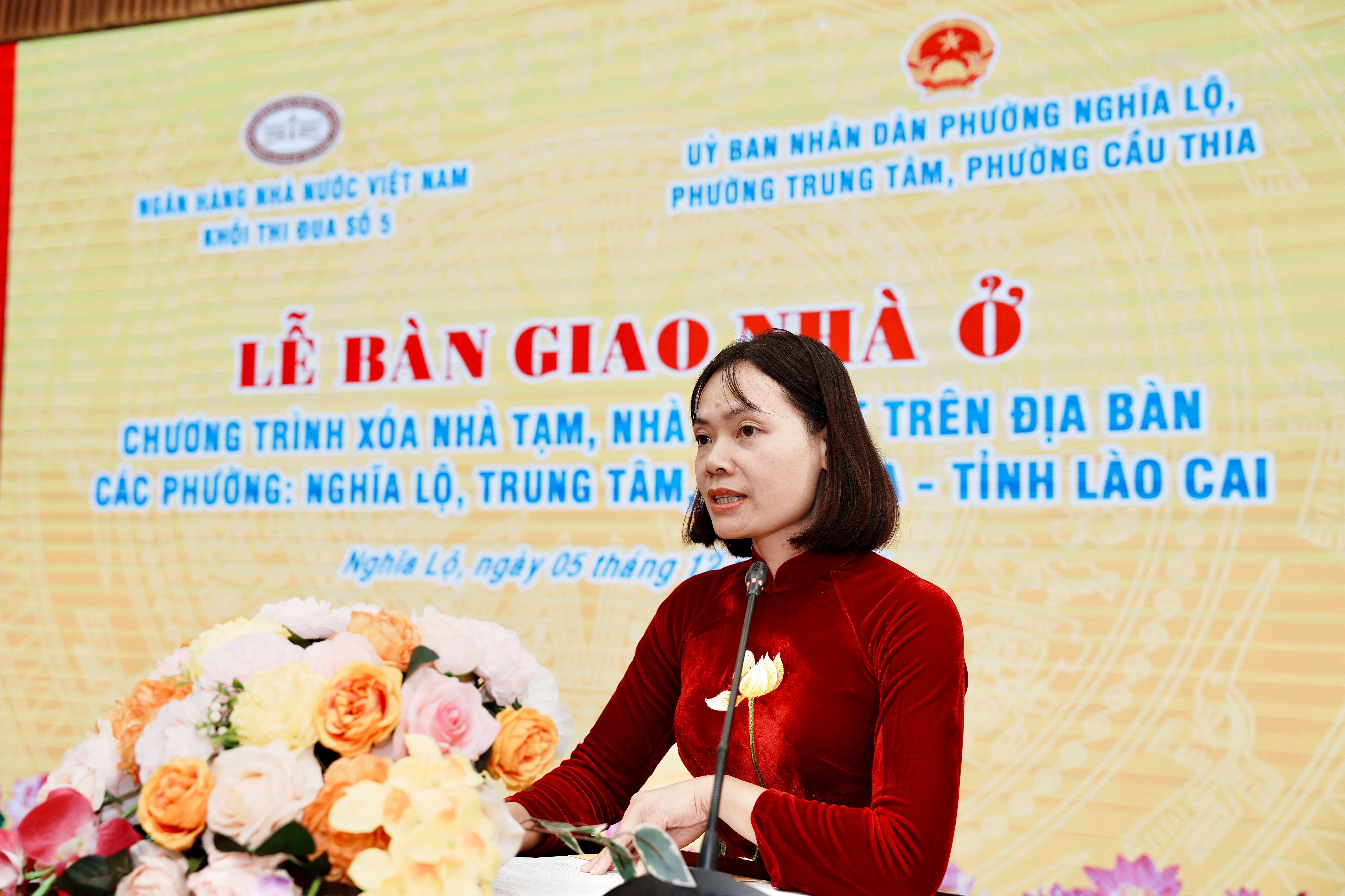 Khối thi đua số 5 hỗ trợ xây nhà mới cho hộ nghèo tại Lào Cai