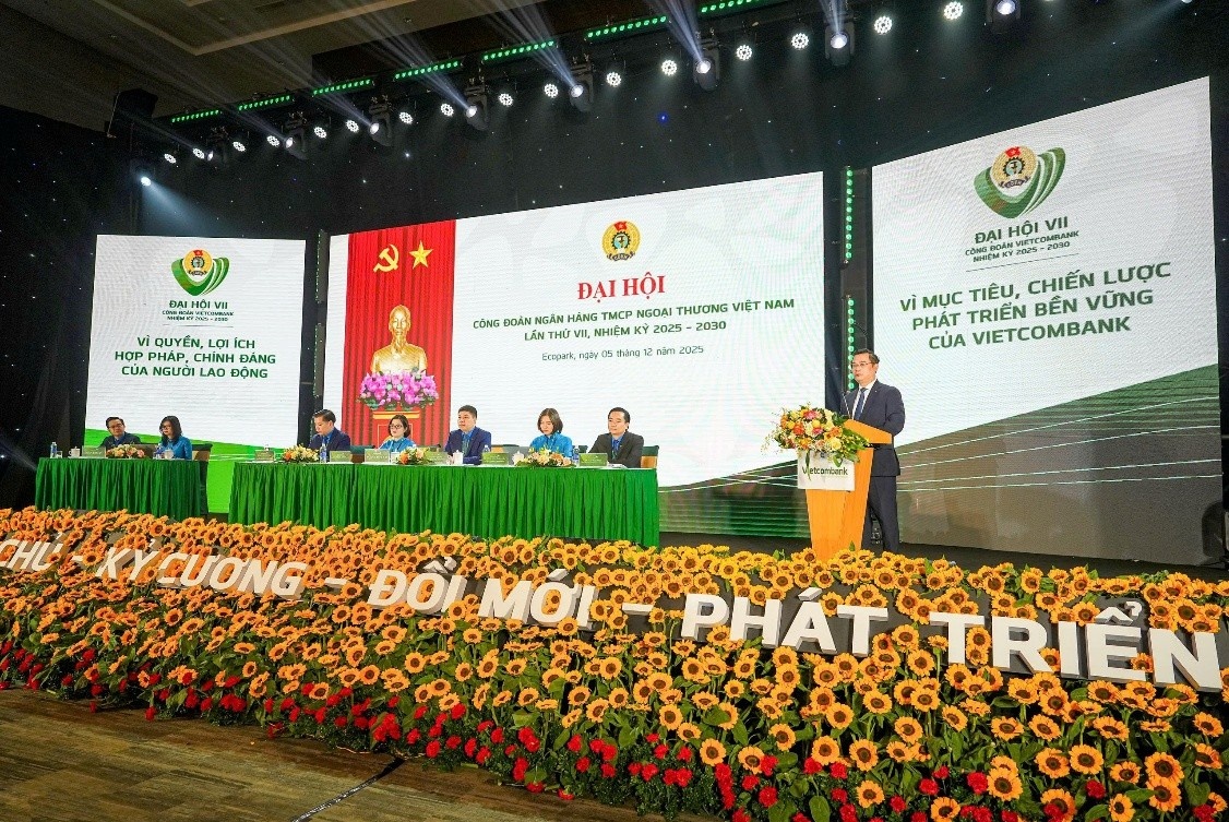 Vietcombank tổ chức thành công Đại hội Công đoàn lần thứ VII, nhiệm kỳ 2025 - 2030