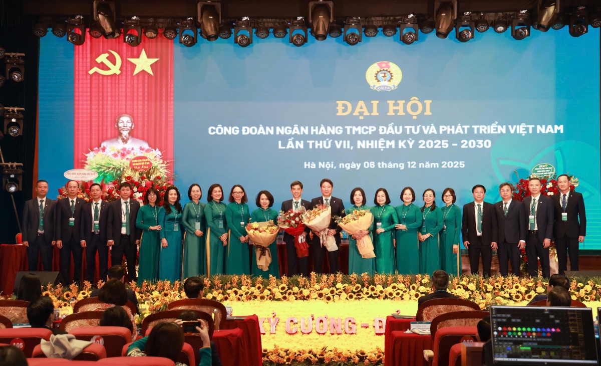 undefined Công đoàn BIDV tổ chức thành công Đại hội đại biểu lần thứ VII, nhiệm kỳ 2025 - 2030