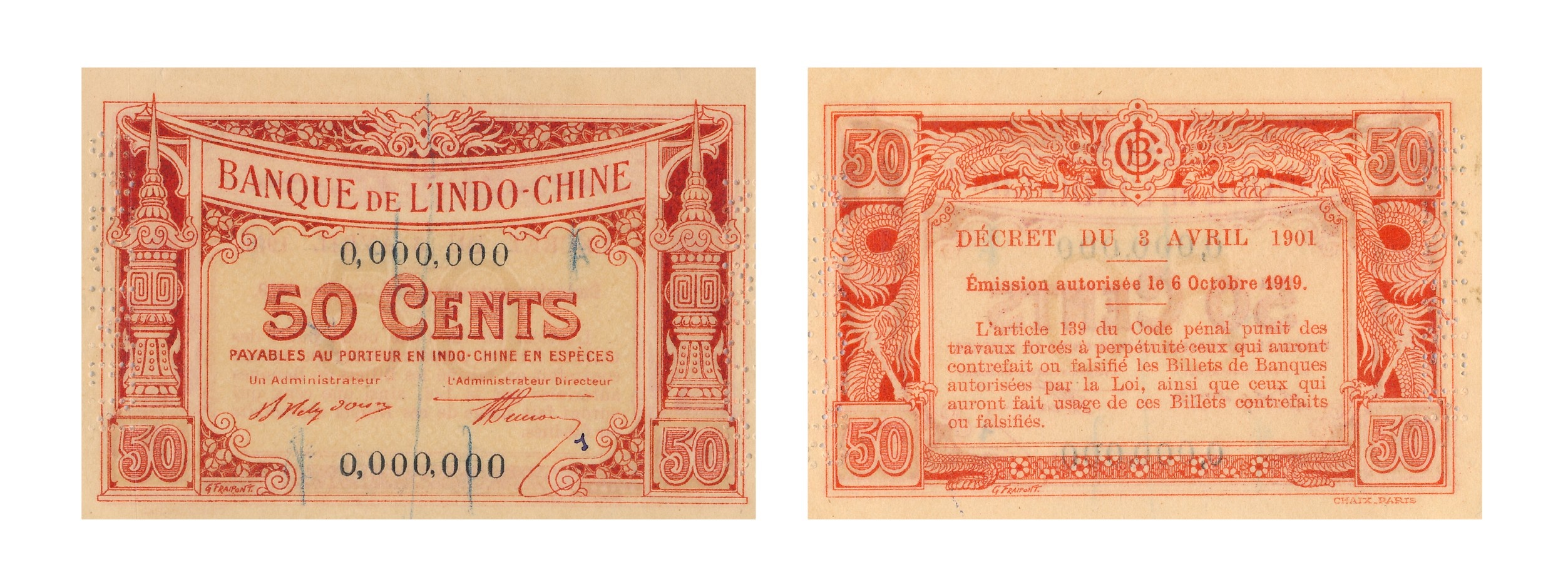 Tiền giấy phát hành giai đoạn 1875-1923: Phát hành kỳ 6