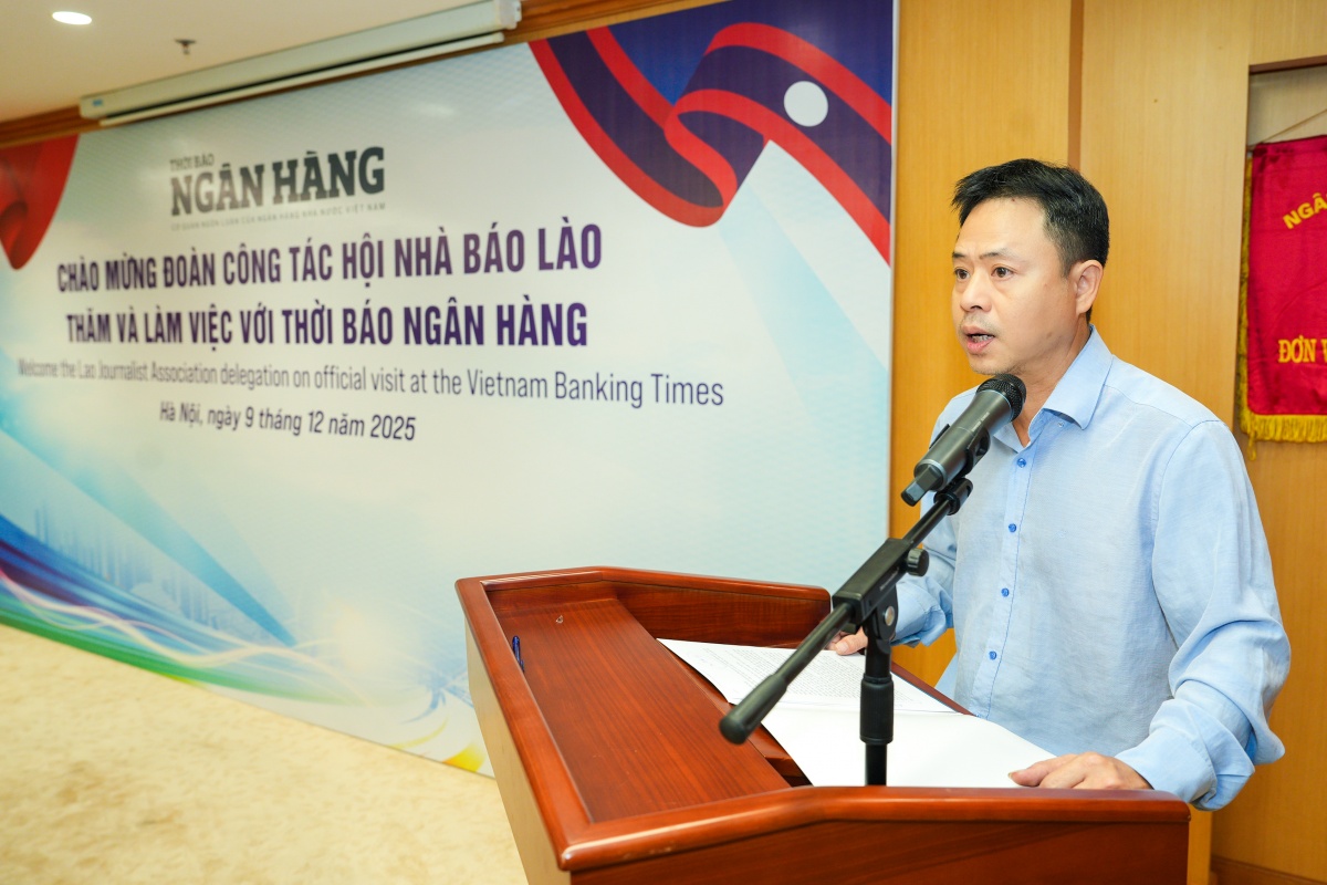 ông Nguyễn Xuân Hải – Phó Chủ tịch Thường trực Liên chi hội Nhà báo Ngân hàng, Phó Tổng Biên tập Thời báo Ngân hàng