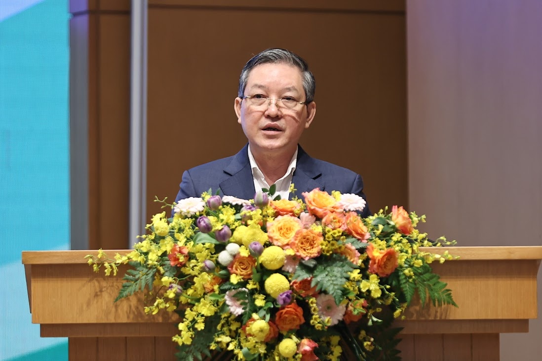 Chủ tịch Trung ương Hội Nông dân Việt Nam Lương Quốc Đoàn phát biểu đề dẫn Hội nghị - Ảnh: VGP/Nhật Bắc Chủ tịch Trung ương Hội Nông dân Việt Nam Lương Quốc Đoàn phát biểu đề dẫn Hội nghị - Ảnh: VGP/Nhật Bắc