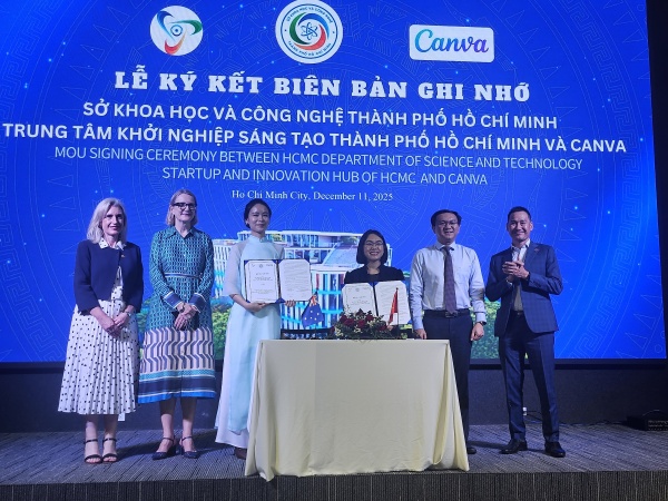 Hợp tác giữa Sở Khoa học và Công nghệ TP.HCM và “kỳ lân” công nghệ Canva thúc đẩy chuyển đổi số toàn diện