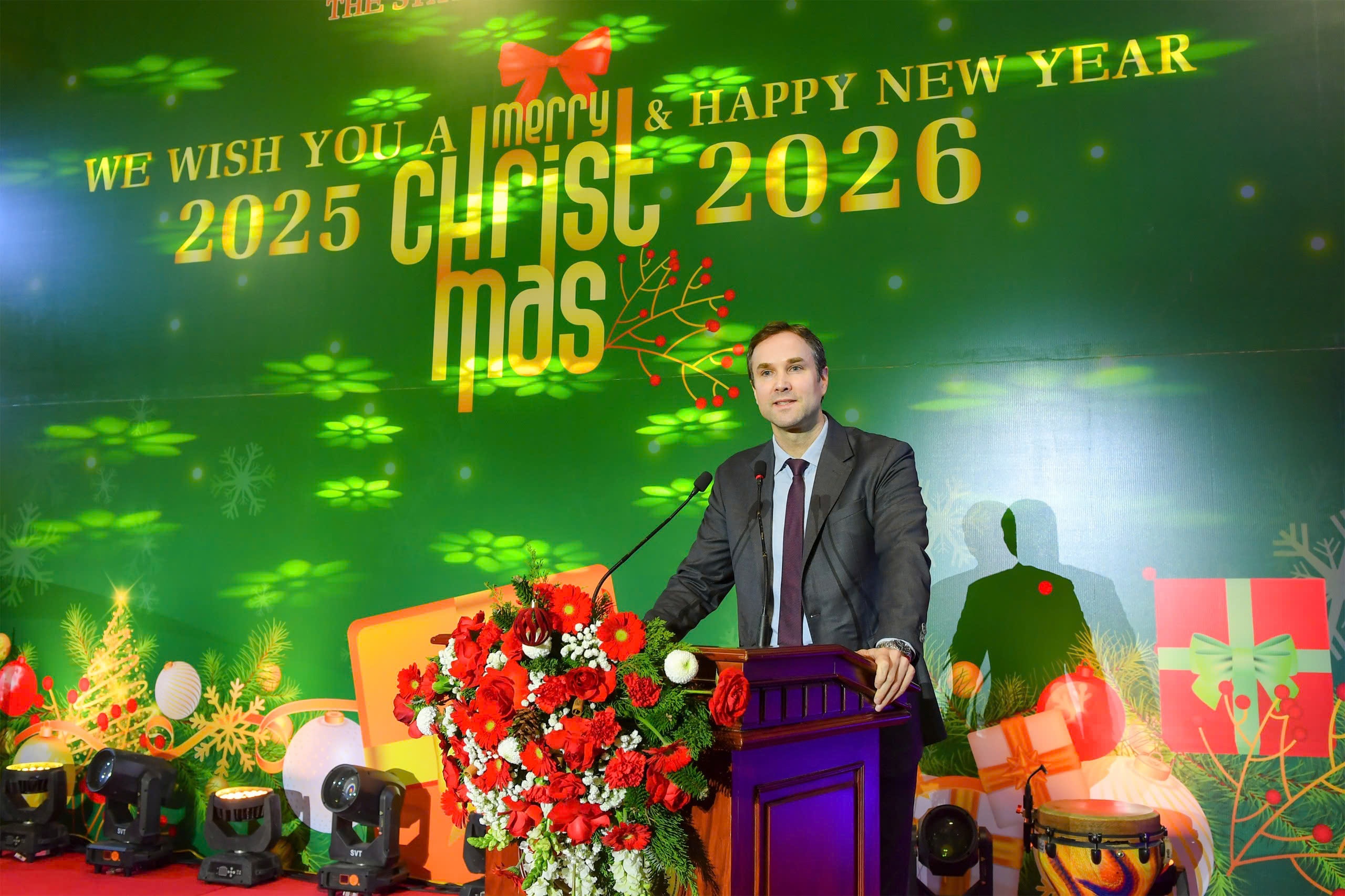 Ông Jochen Schmittmann- Đại diện thường trú Quỹ tiền tệ quốc tế (IMF) tại Việt Nam phát biểu tại buổi gặp mặt - Ảnh Hoàng Giáp Ông Jochen Schmittmann- Đại diện thường trú Quỹ tiền tệ quốc tế (IMF) tại Việt Nam phát biểu tại buổi gặp mặt - Ảnh Hoàng Giáp