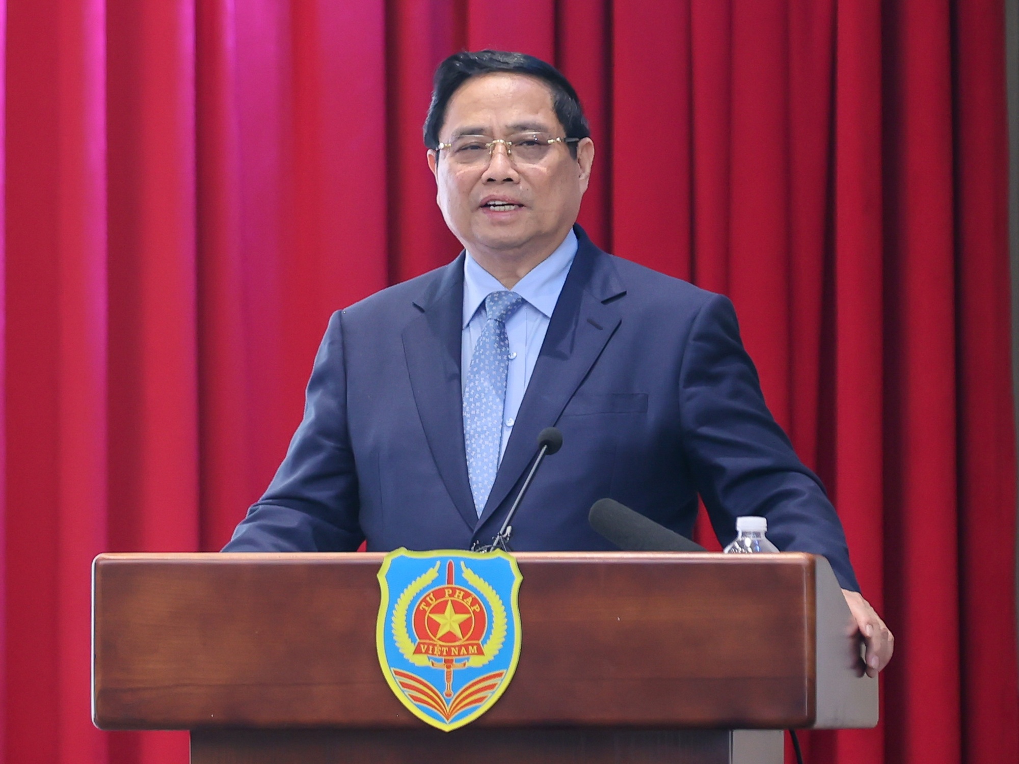 Thủ tướng Phạm Minh Chính phát biểu chỉ đạo - Ảnh: VGP/Nhật Bắc Thủ tướng Phạm Minh Chính phát biểu chỉ đạo - Ảnh: VGP/Nhật Bắc