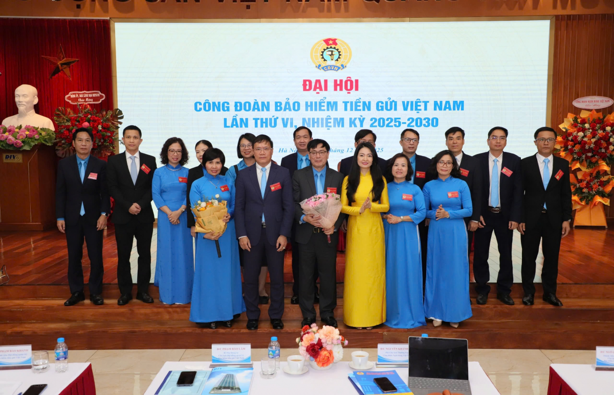 Đại hội Công đoàn Bảo hiểm tiền gửi Việt Nam, nhiệm kỳ 2025-2030: Đoàn kết - Dân chủ - Kỷ cương - Đổi mới - Phát triển Đại hội Công đoàn Bảo hiểm tiền gửi Việt Nam, nhiệm kỳ 2025-2030: Đoàn kết - Dân chủ - Kỷ cương - Đổi mới - Phát triển