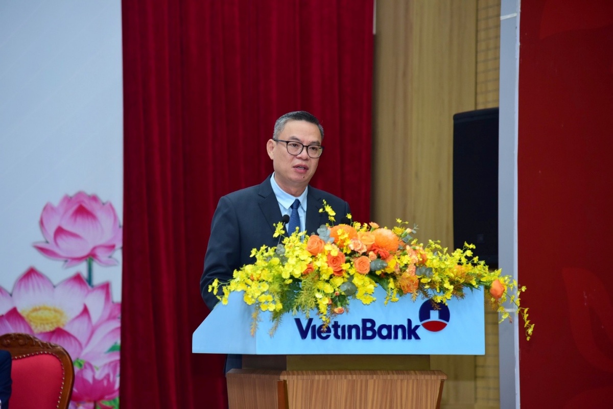 Ông Trần Bình Minh - Bí thư Đảng ủy, Chủ tịch HĐQT VietinBank phát biểu chỉ đạo tại Đại hội Ông Trần Bình Minh - Bí thư Đảng ủy, Chủ tịch HĐQT VietinBank phát biểu chỉ đạo tại Đại hội