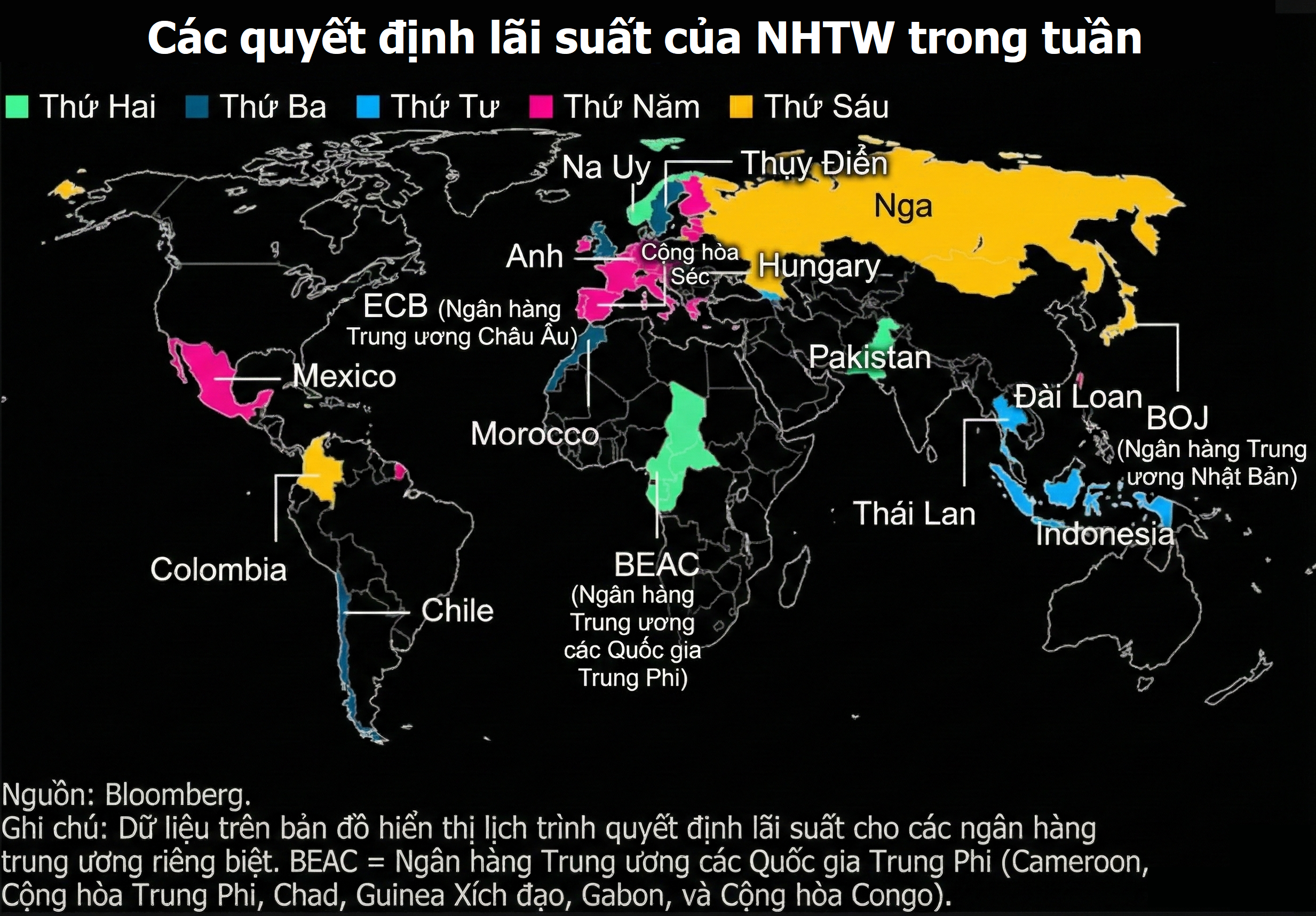 Đà cắt giảm lãi suất ở các nước giàu có đang suy yếu Đà cắt giảm lãi suất ở các nước giàu có đang suy yếu
