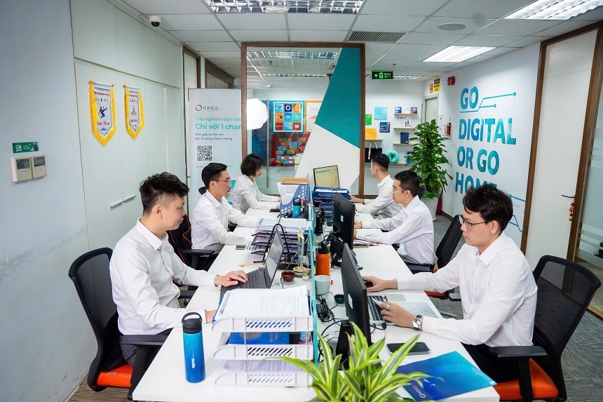 Nhờ đầu tư vào công nghệ và tối ưu hiệu suất, năng suất lao động của nhân viên OPES cao gấp 10 lần so với trung bình nhân sự ngành bảo hiểm