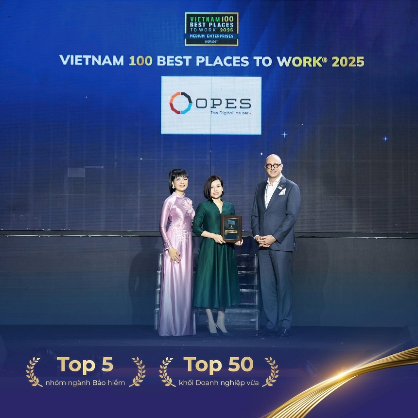 OPES đã giành nhiều giải thưởng uy tín trong lĩnh vực nhân sự