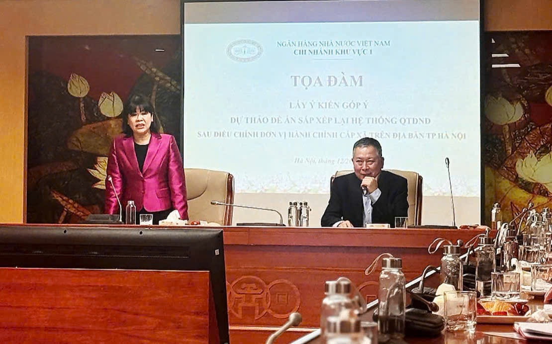 NHNN Khu vực 1 tổ chức Tọa đàm góp ý dự thảo Đề án sắp xếp lại hệ thống QTDND
