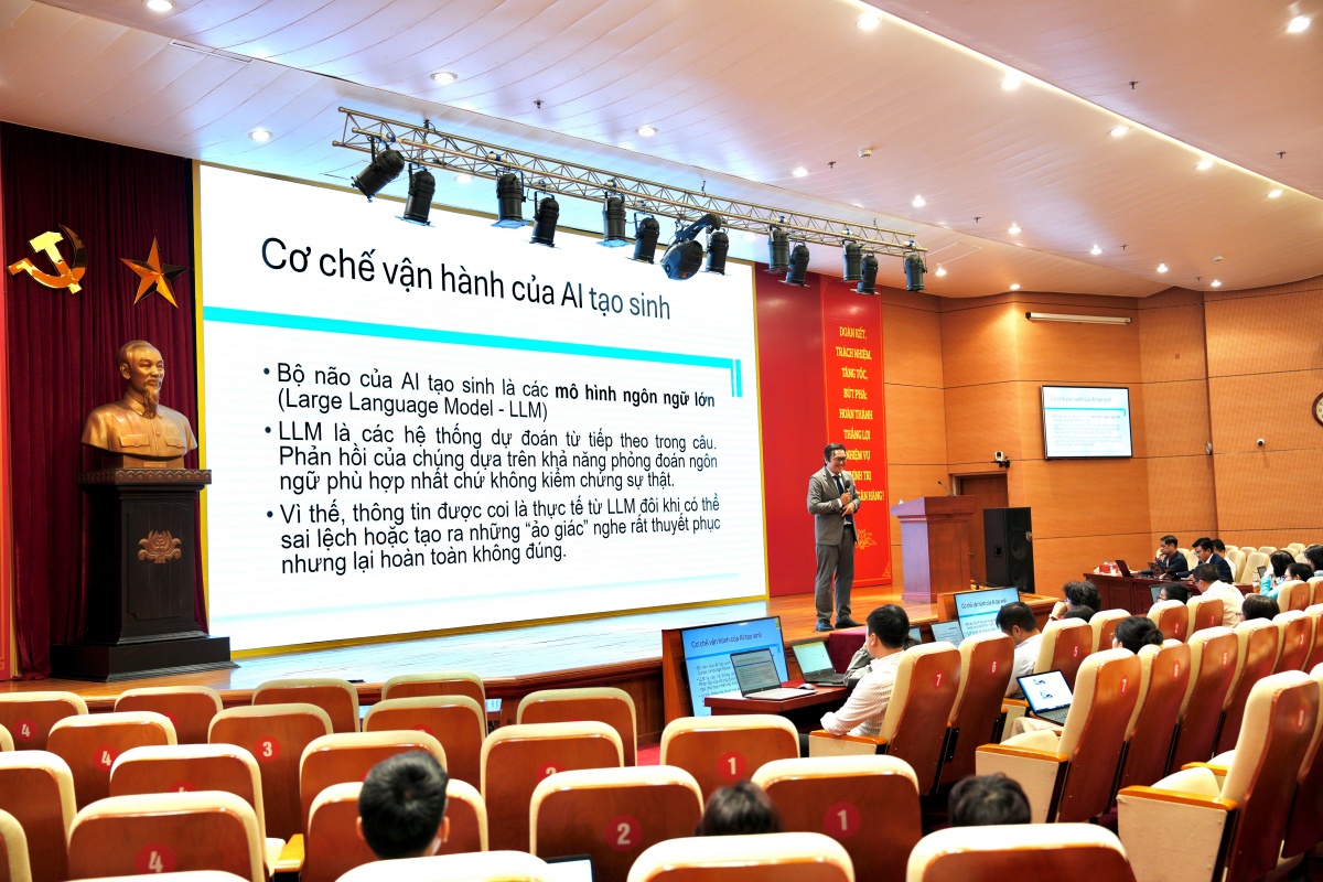 NHNN triển khai chương trình đào tạo “AI thực chiến” ứng dụng vào nghiệp vụ NHNN triển khai chương trình đào tạo “AI thực chiến” ứng dụng vào nghiệp vụ